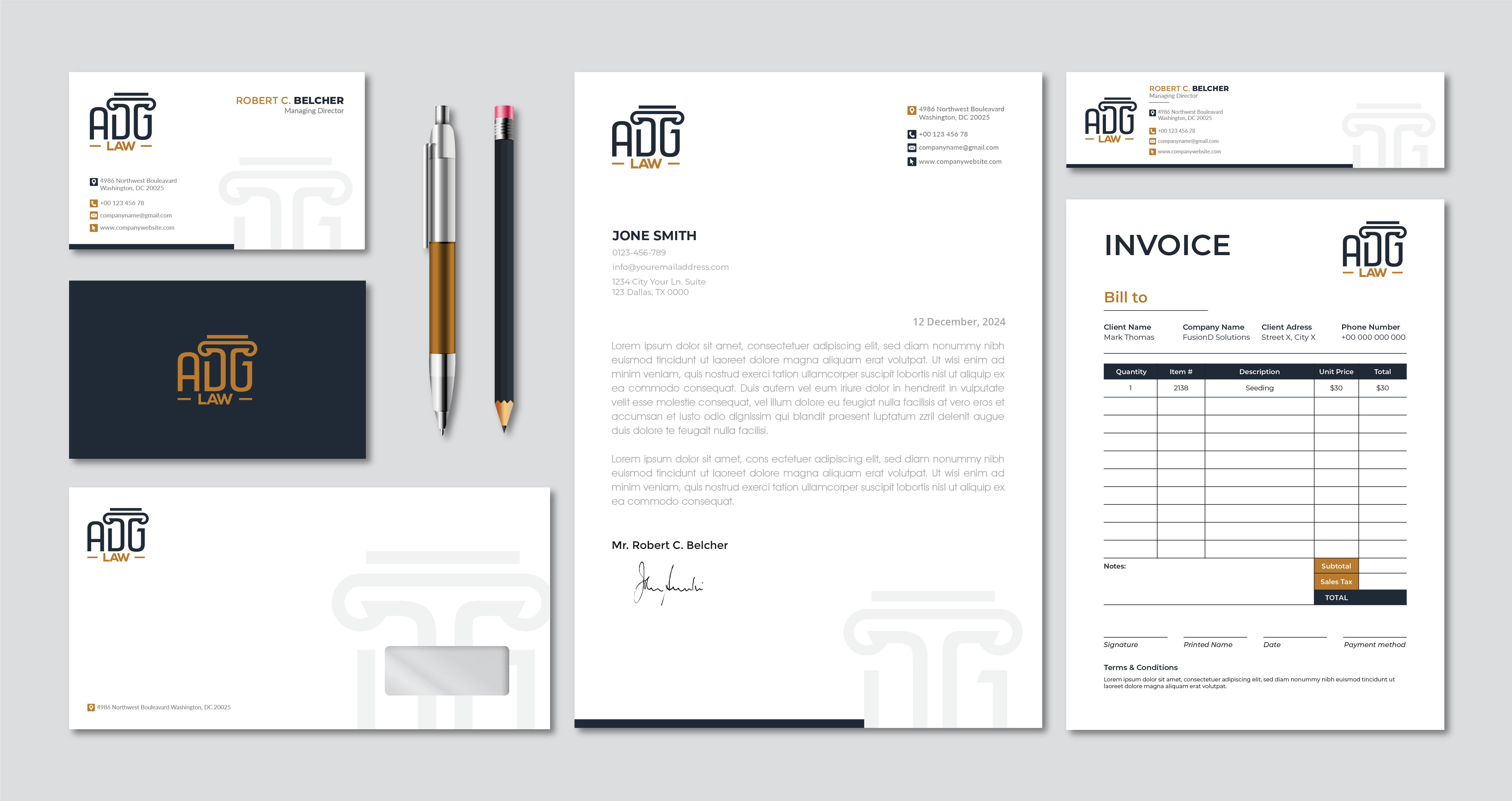 Stationery Design by artbitin for this project | Design #35276150