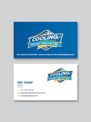 Business Card Design by Creative Moon Design for Original Air Conditioning  | Design: #35280002