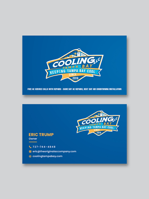 Business Card Design by Creative Moon Design for Original Air Conditioning  | Design: #35280003