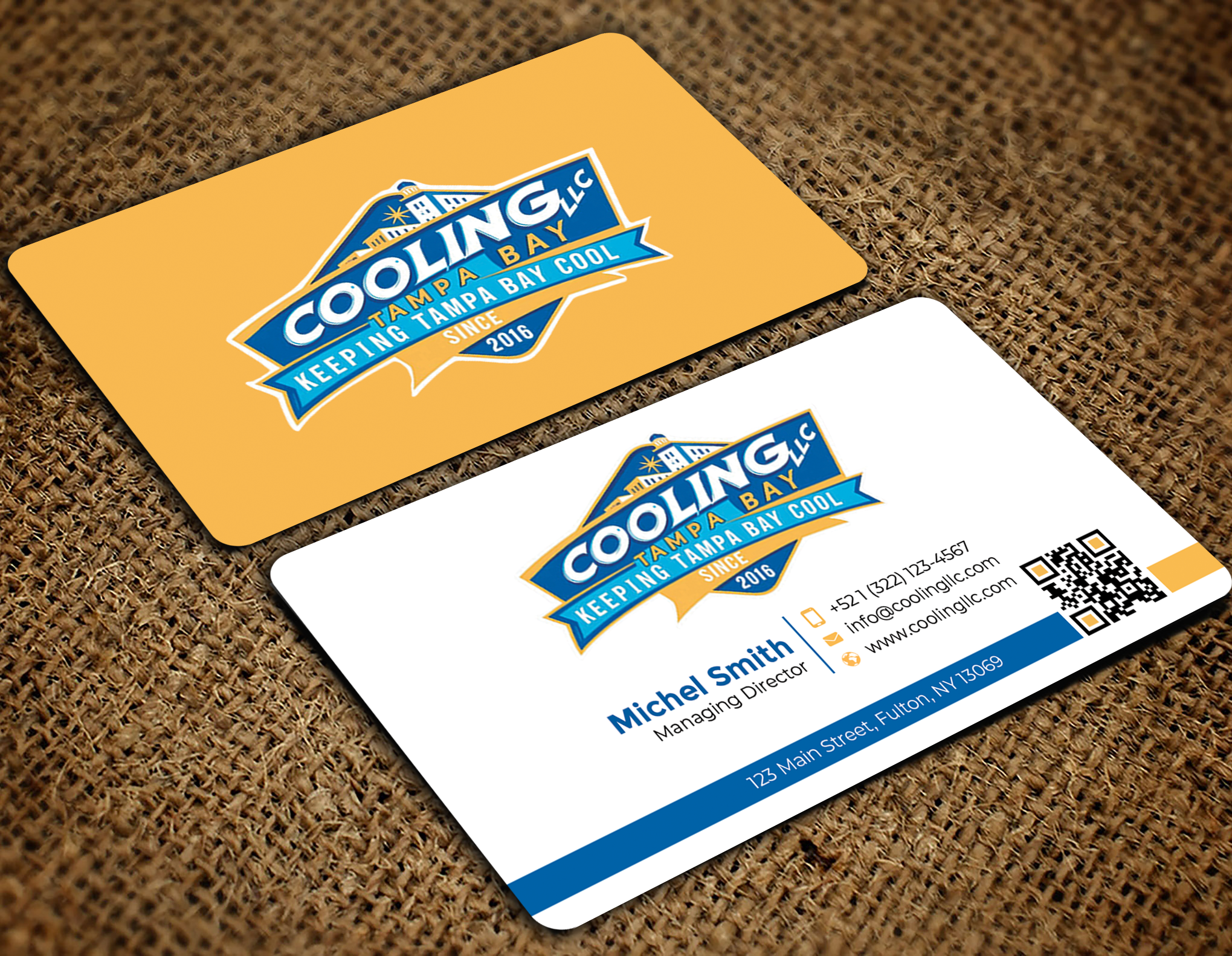 Business Card Design by Graphixpointt for Original Air Conditioning  | Design #35275621