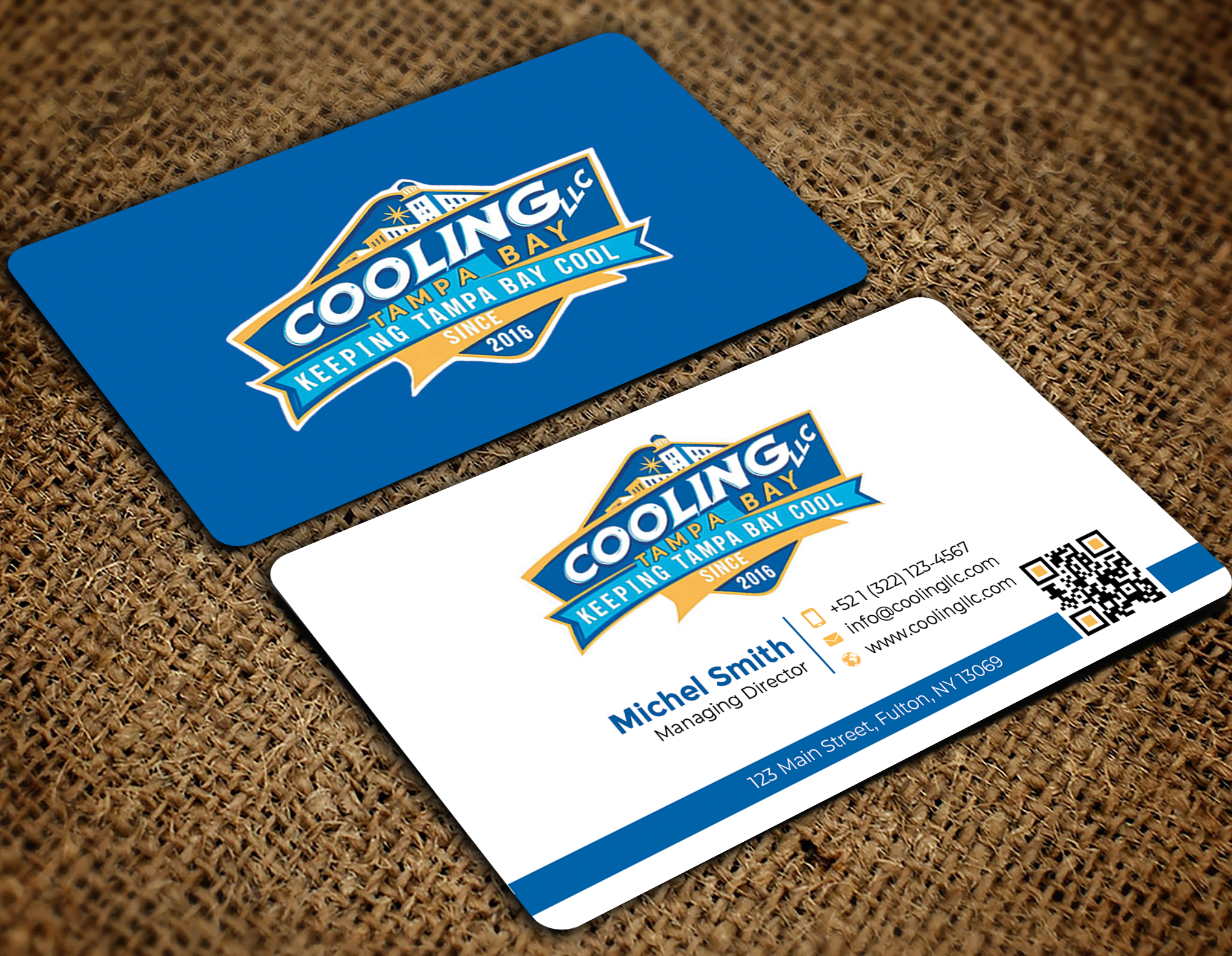 Business Card Design by Graphixpointt for Original Air Conditioning  | Design #35275622