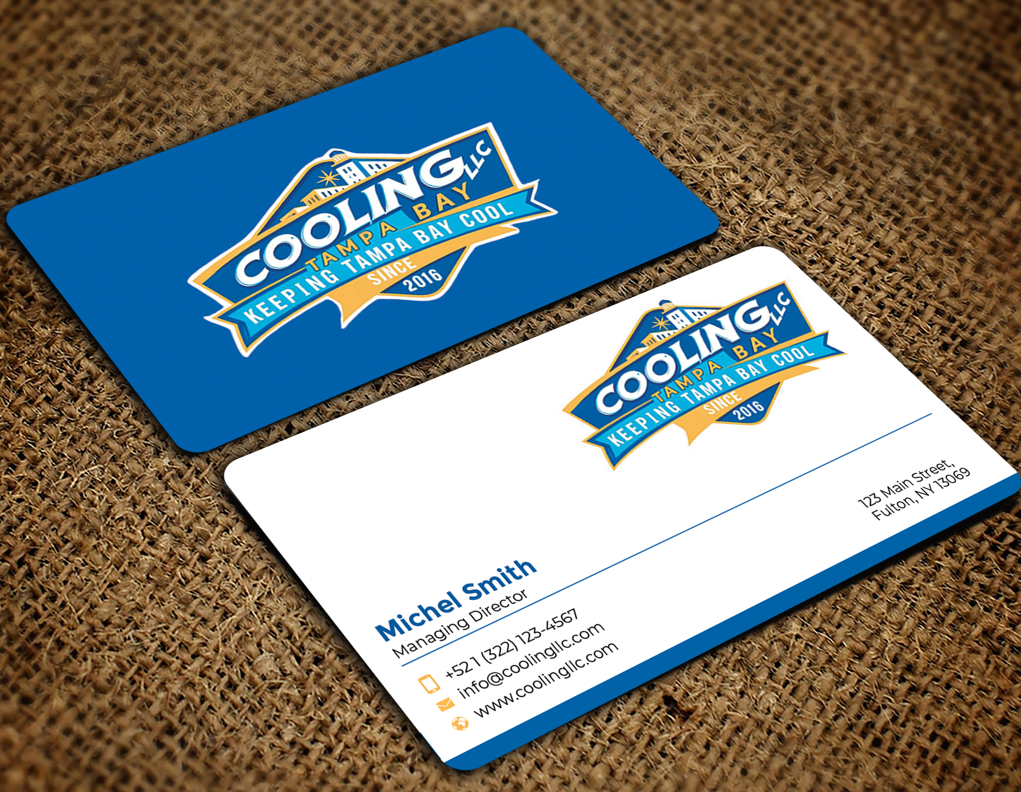 Business Card Design by Graphixpointt for Original Air Conditioning  | Design #35275687