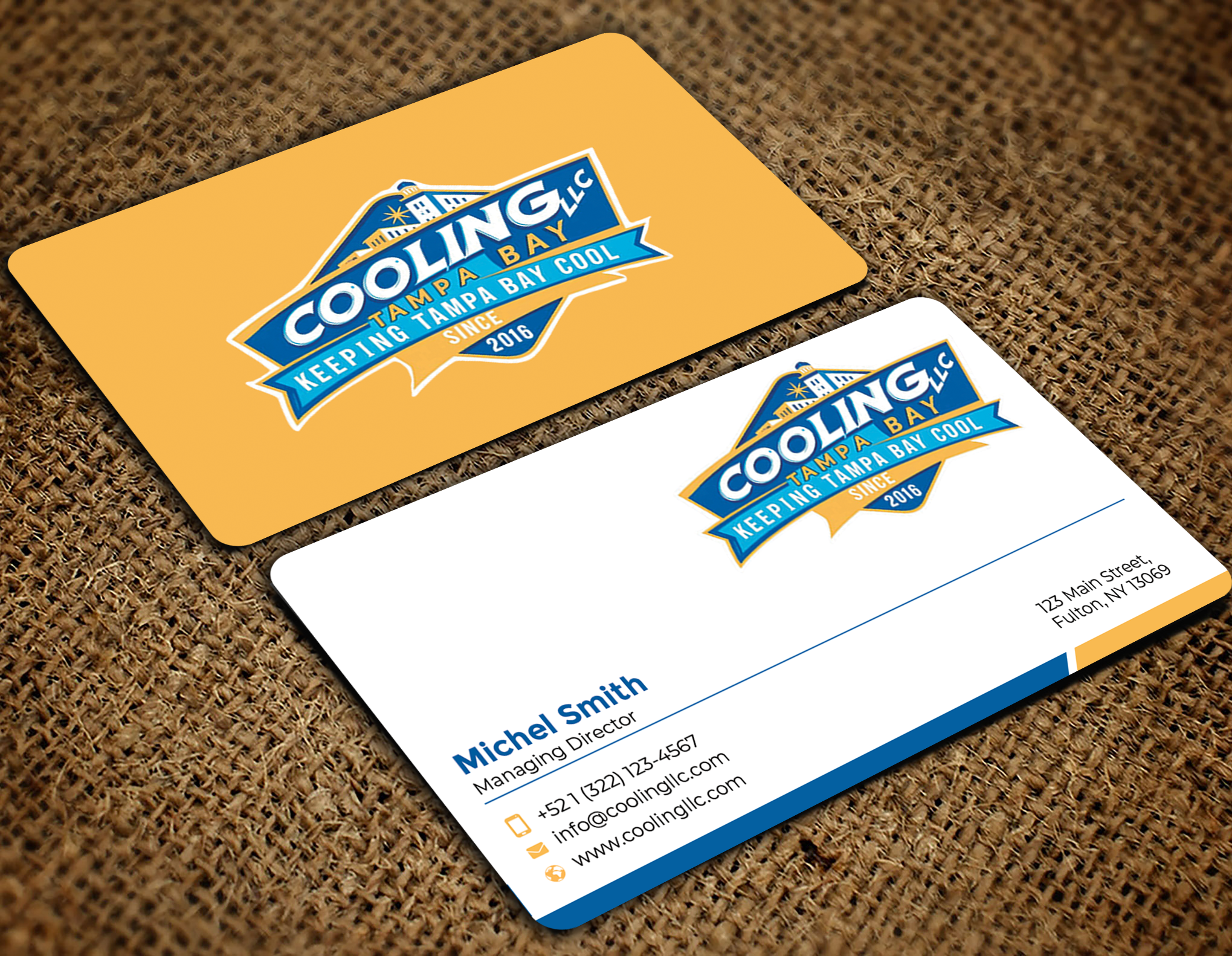 Business Card Design by Graphixpointt for Original Air Conditioning  | Design #35275689