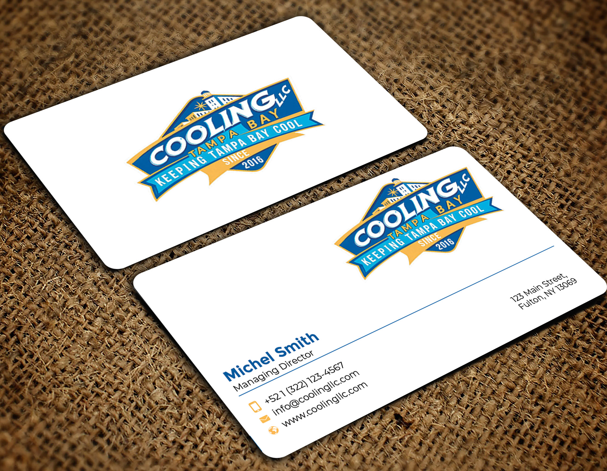 Business Card Design by Graphixpointt for Original Air Conditioning  | Design #35275770