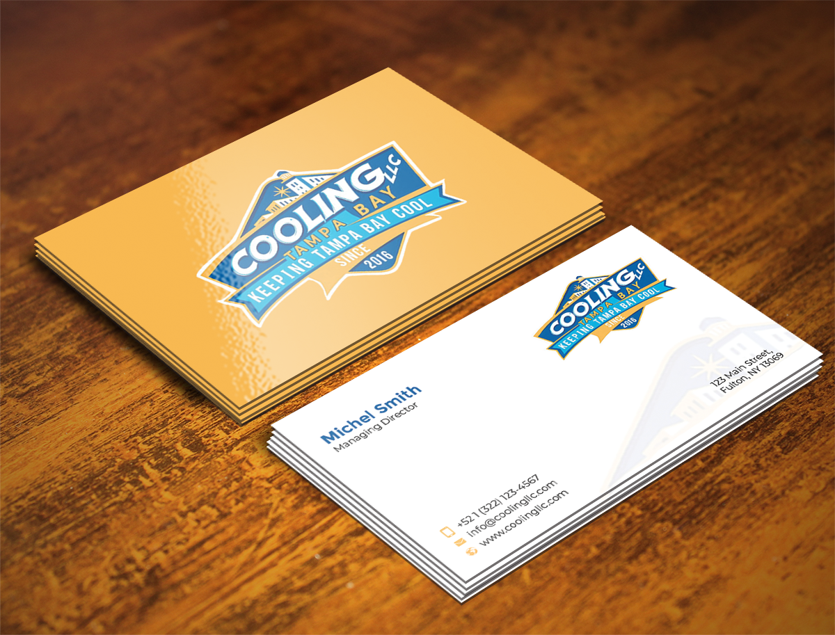 Business Card Design by Graphixpointt for Original Air Conditioning  | Design #35276266