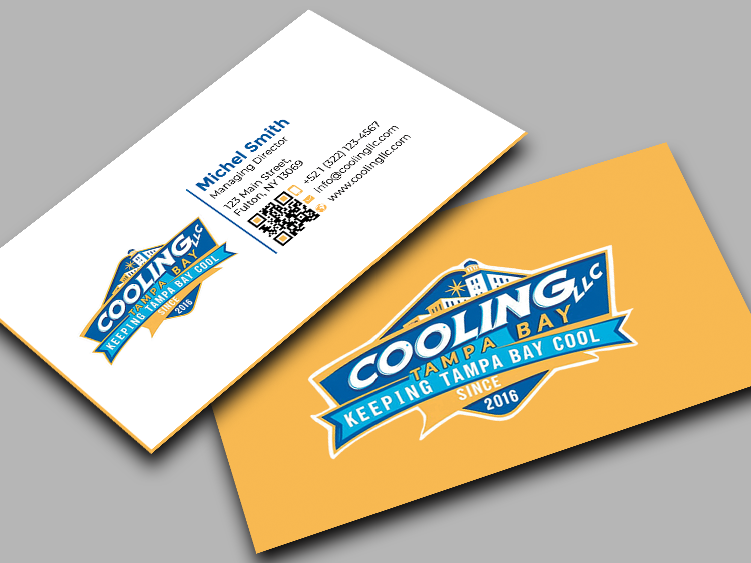 Business Card Design by Graphixpointt for Original Air Conditioning  | Design #35276309