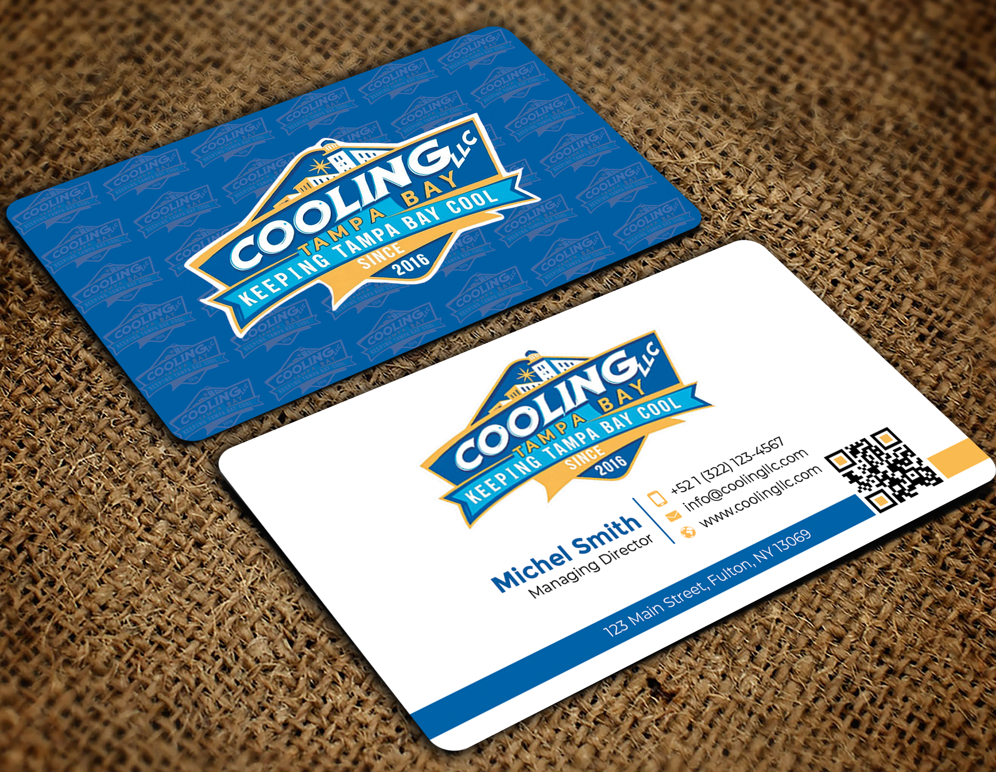 Design de Carte de Visite par Graphixpointt pour Original Air Conditioning  | Design #35276357