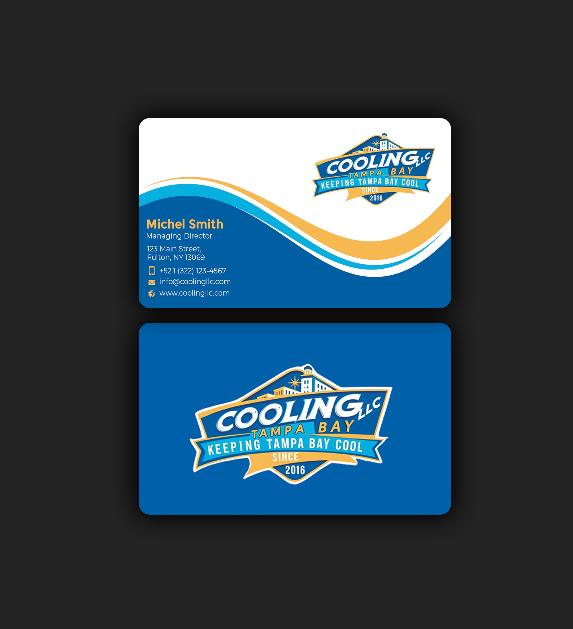 Design de Carte de Visite par Graphixpointt pour Original Air Conditioning  | Design #35276669