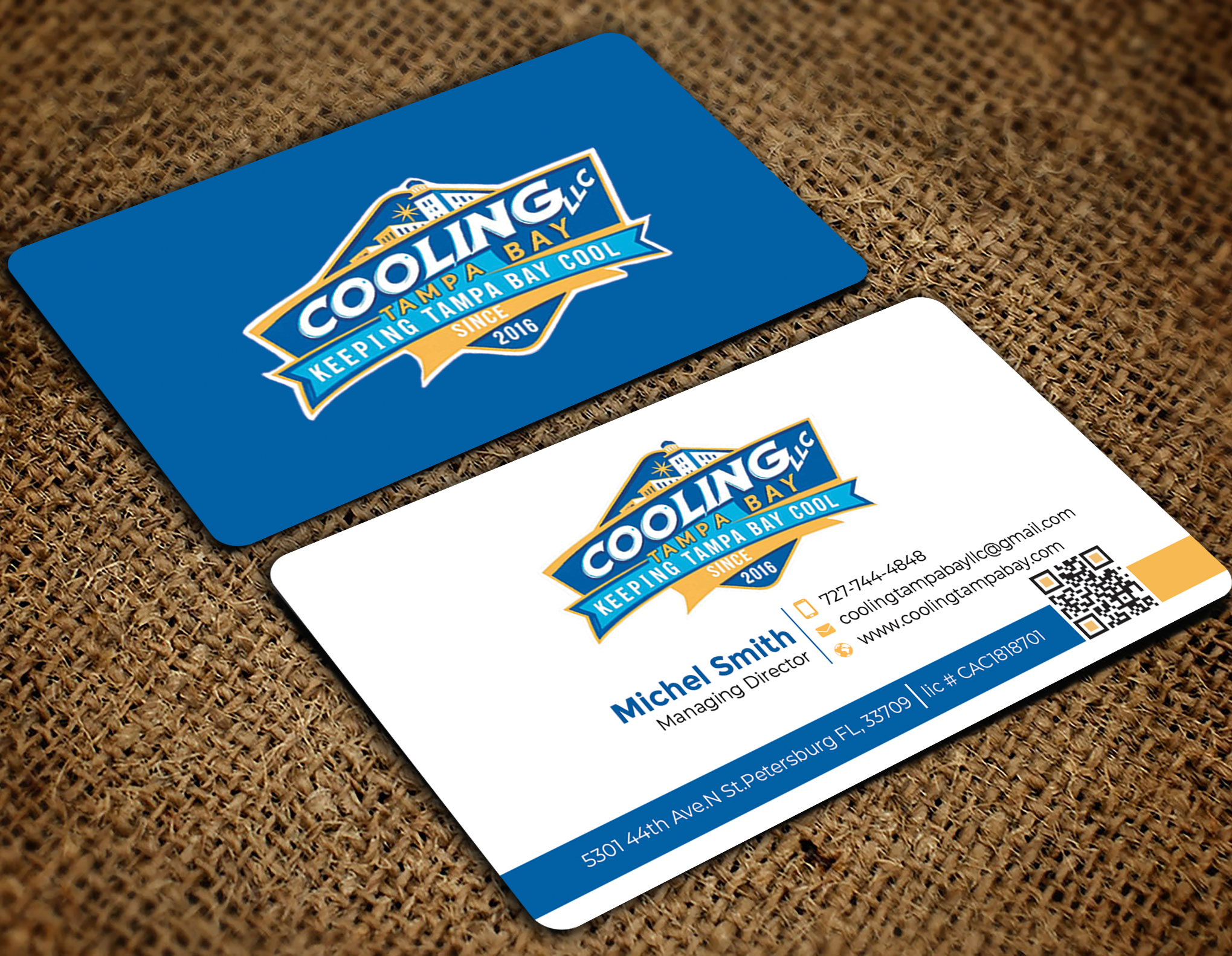 Design de Carte de Visite par Graphixpointt pour Original Air Conditioning  | Design #35297033