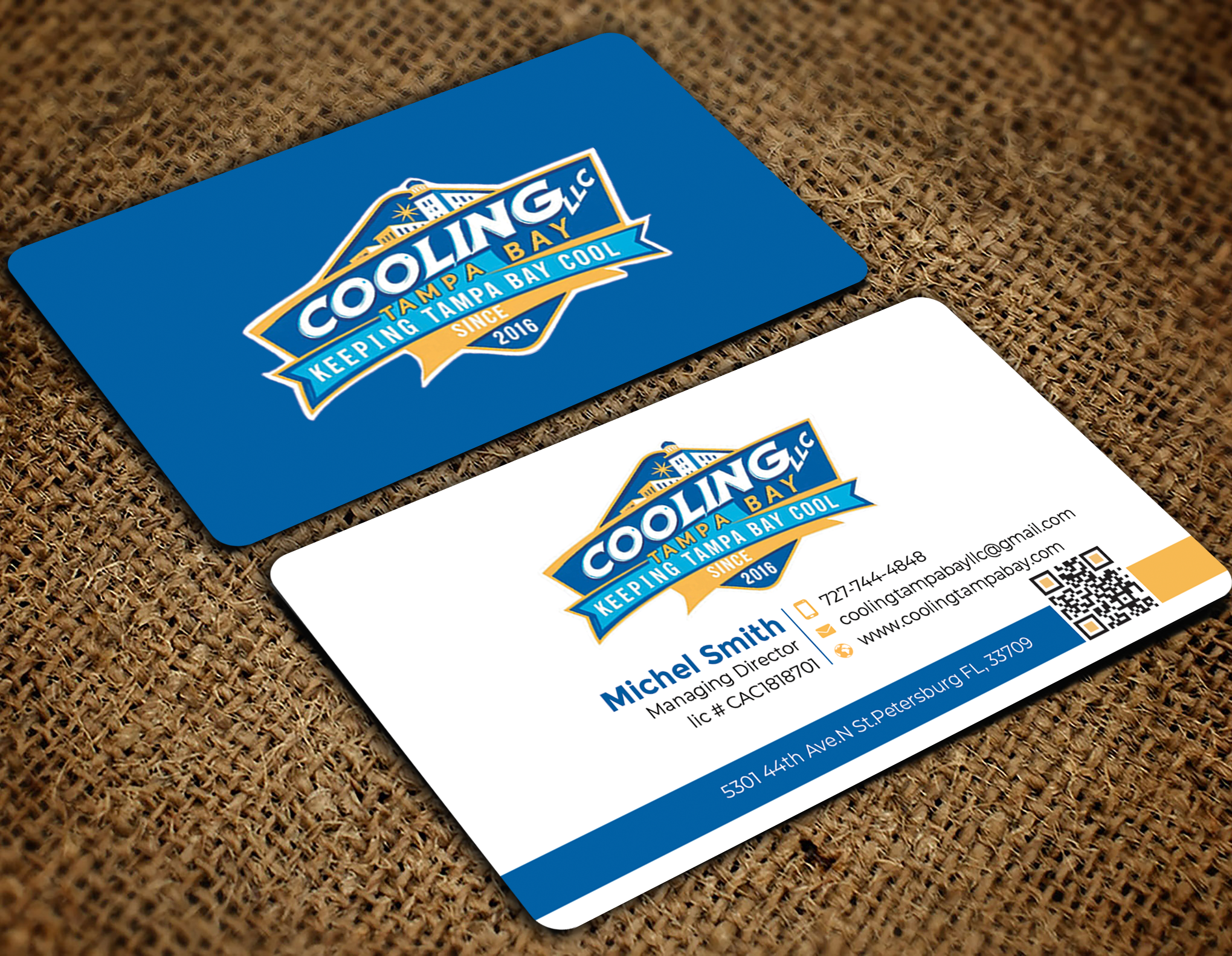 Design de Carte de Visite par Graphixpointt pour Original Air Conditioning  | Design #35297041