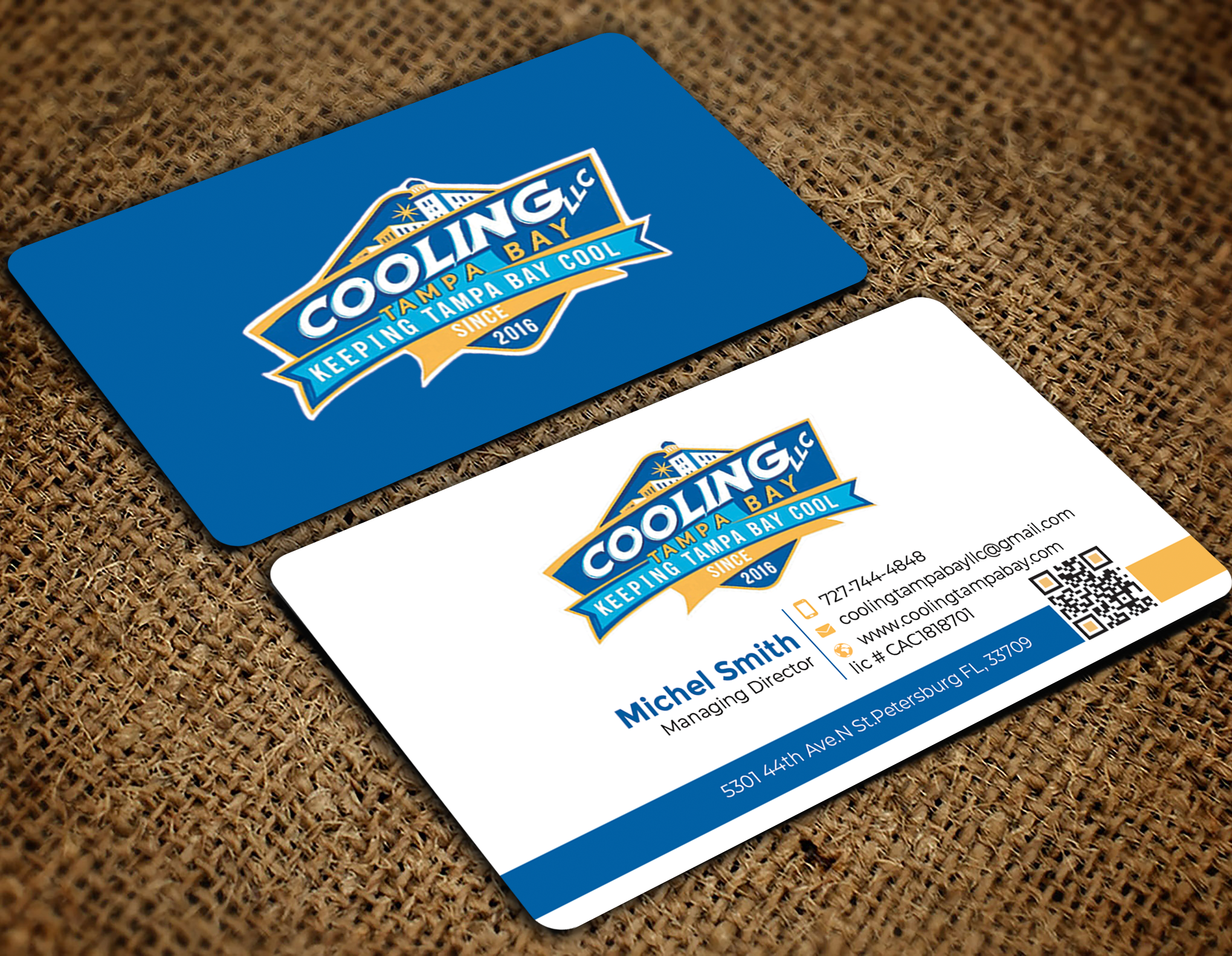 Business Card Design by Graphixpointt for Original Air Conditioning  | Design #35297043