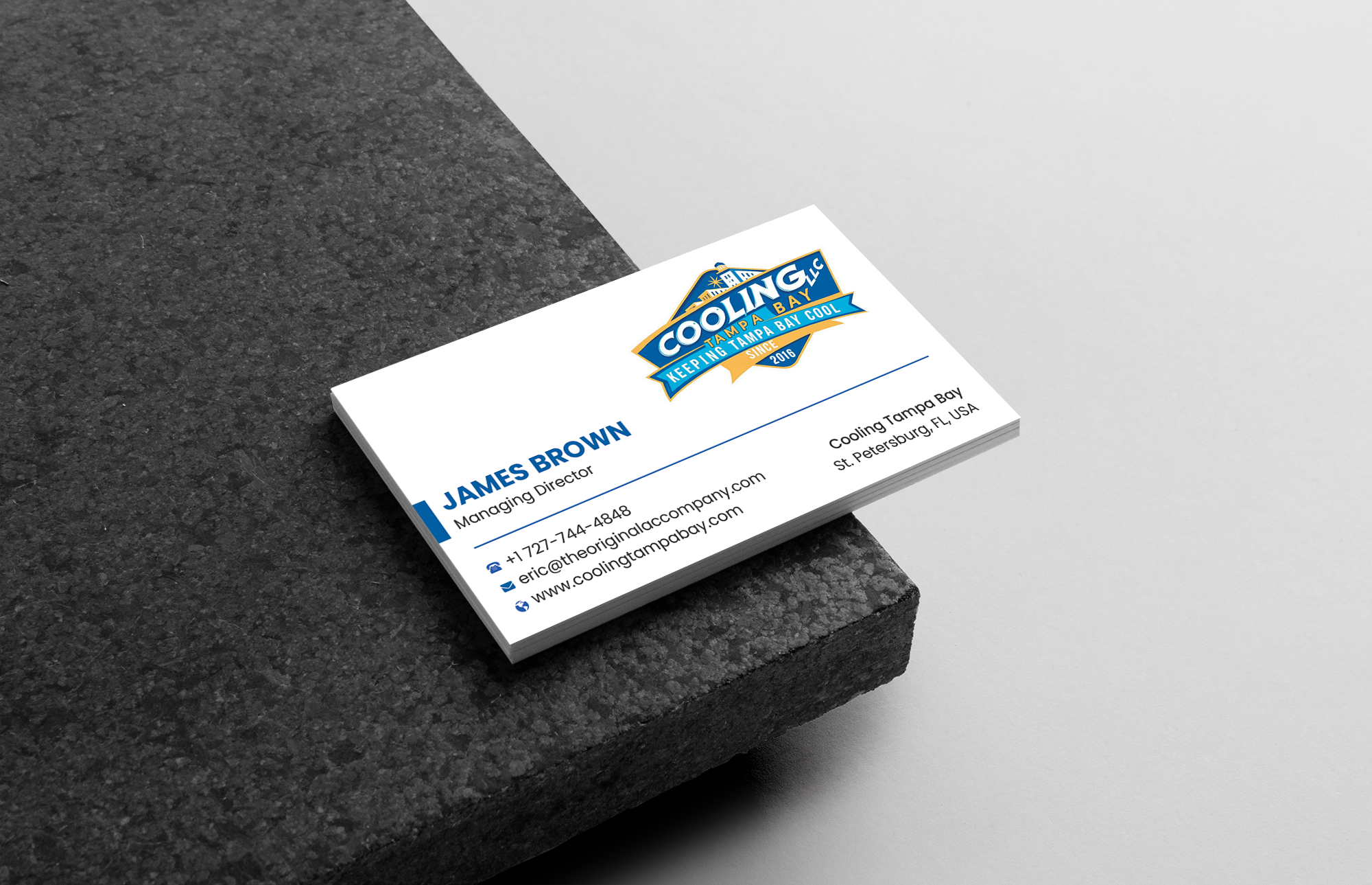 Business Card Design by Expert Bappy for Original Air Conditioning  | Design #35274467