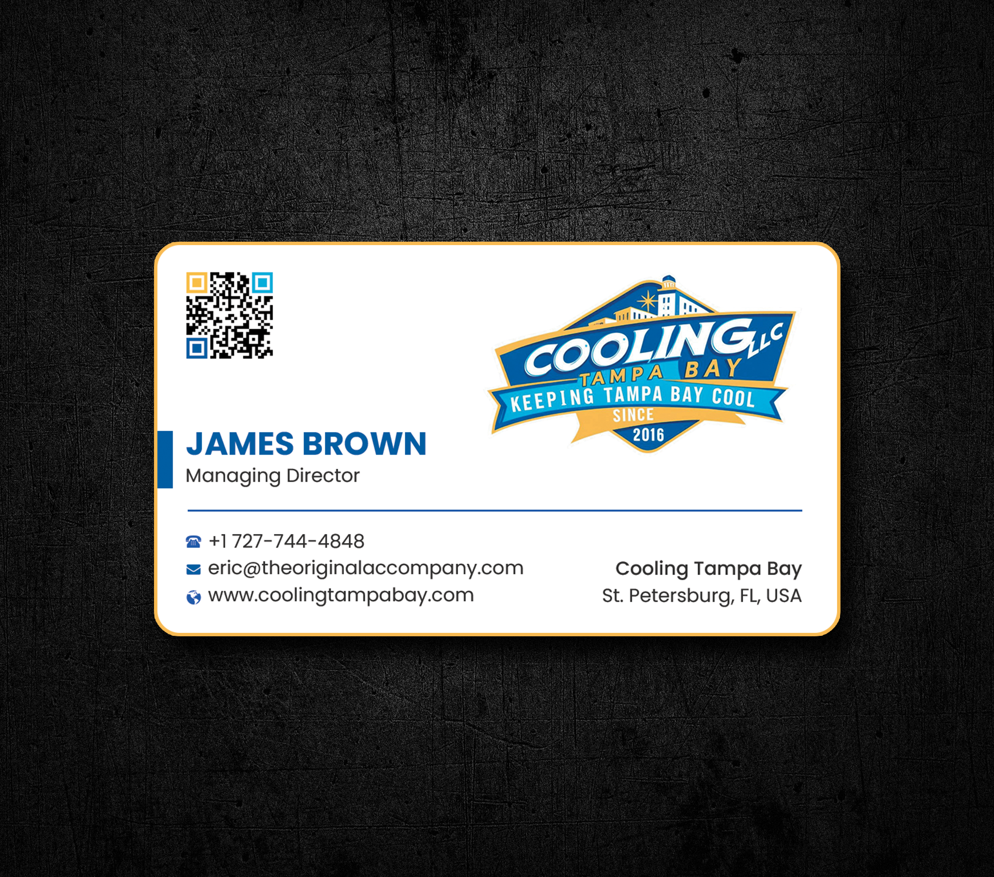 Business Card Design by Expert Bappy for Original Air Conditioning  | Design #35279698