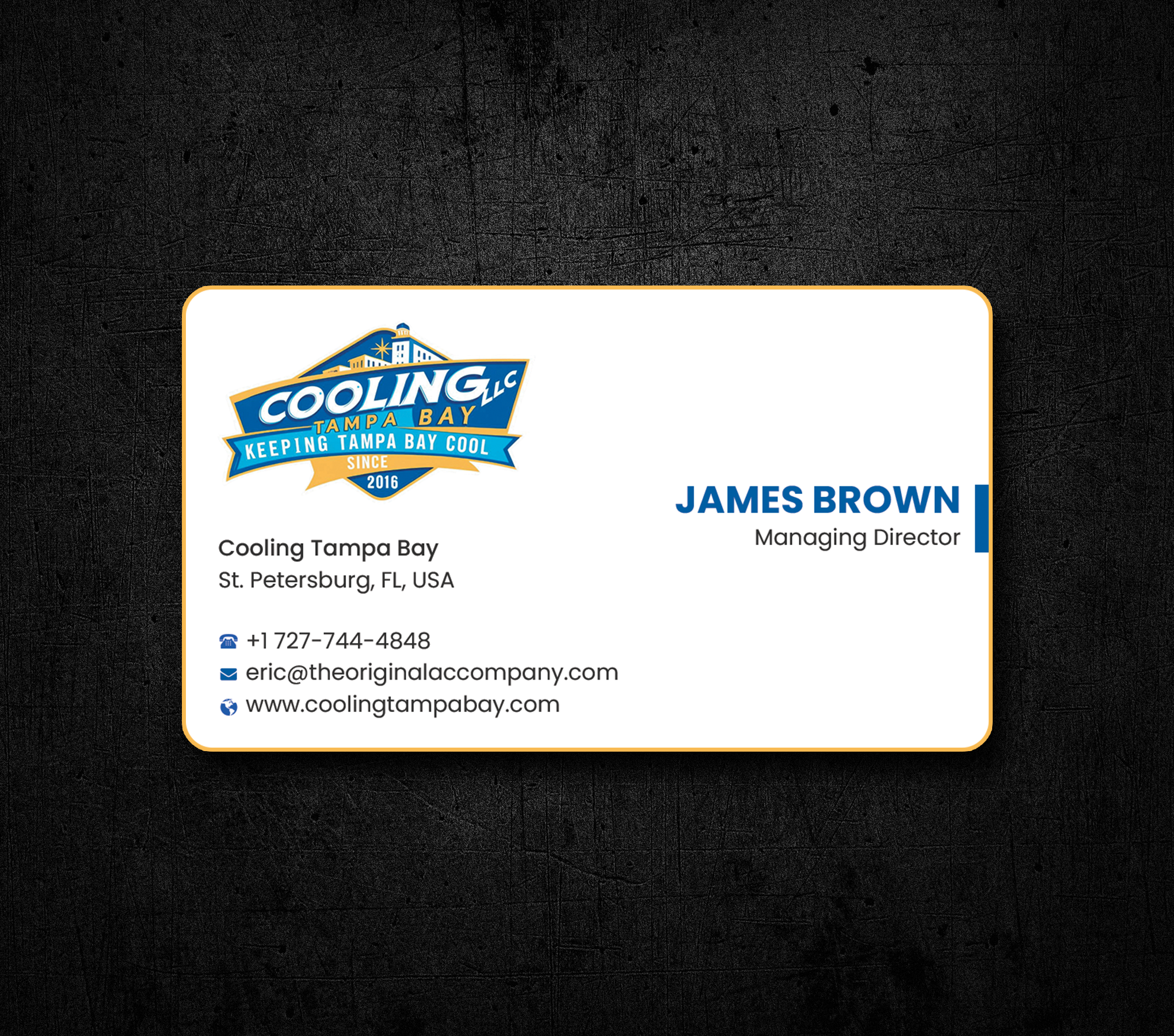 Diseño de Tarjeta de Presentación por Expert Bappy para Original Air Conditioning  | Diseño #35279704