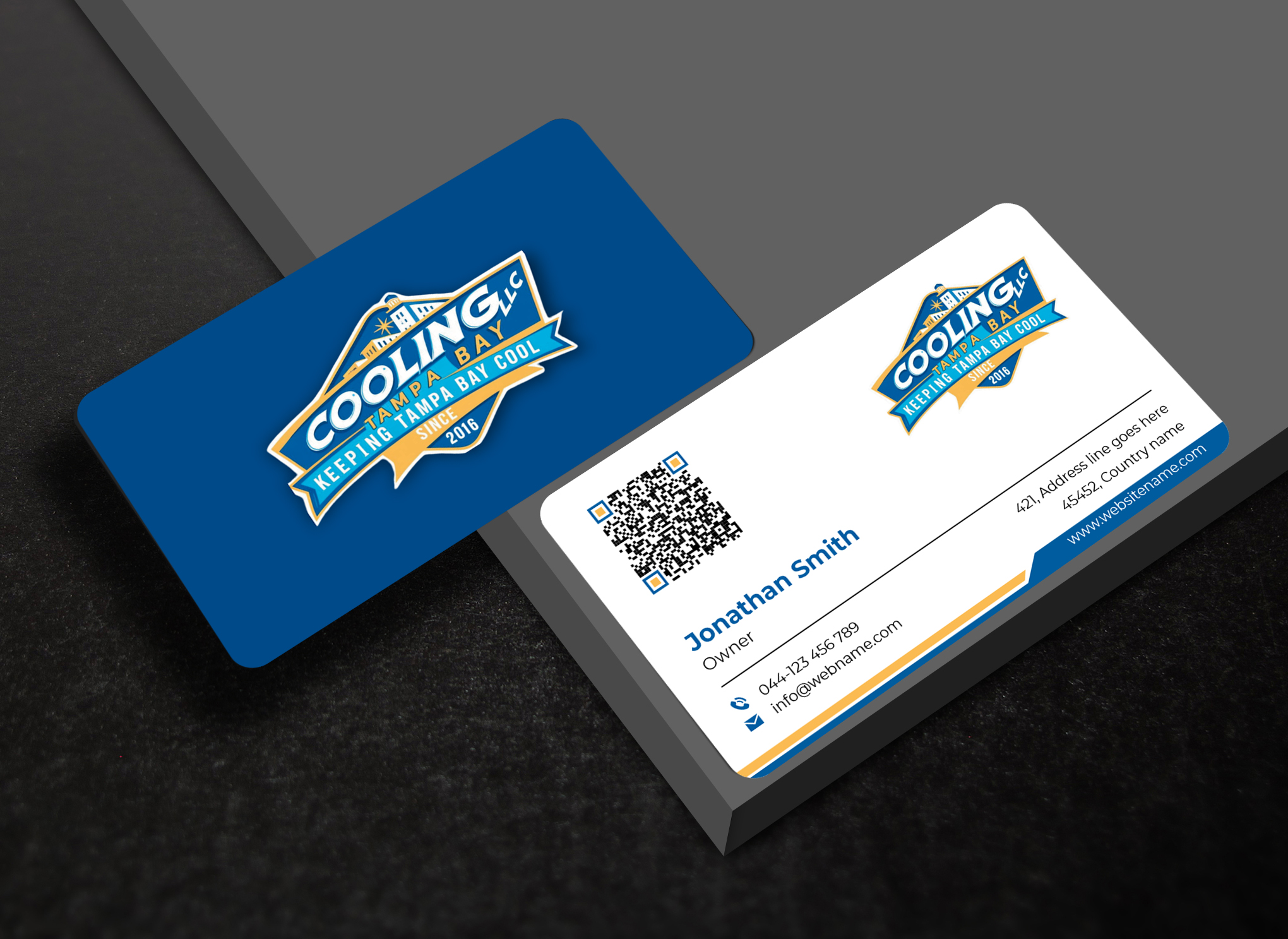 Business Card Design by JS Desiger for Original Air Conditioning  | Design #35278037