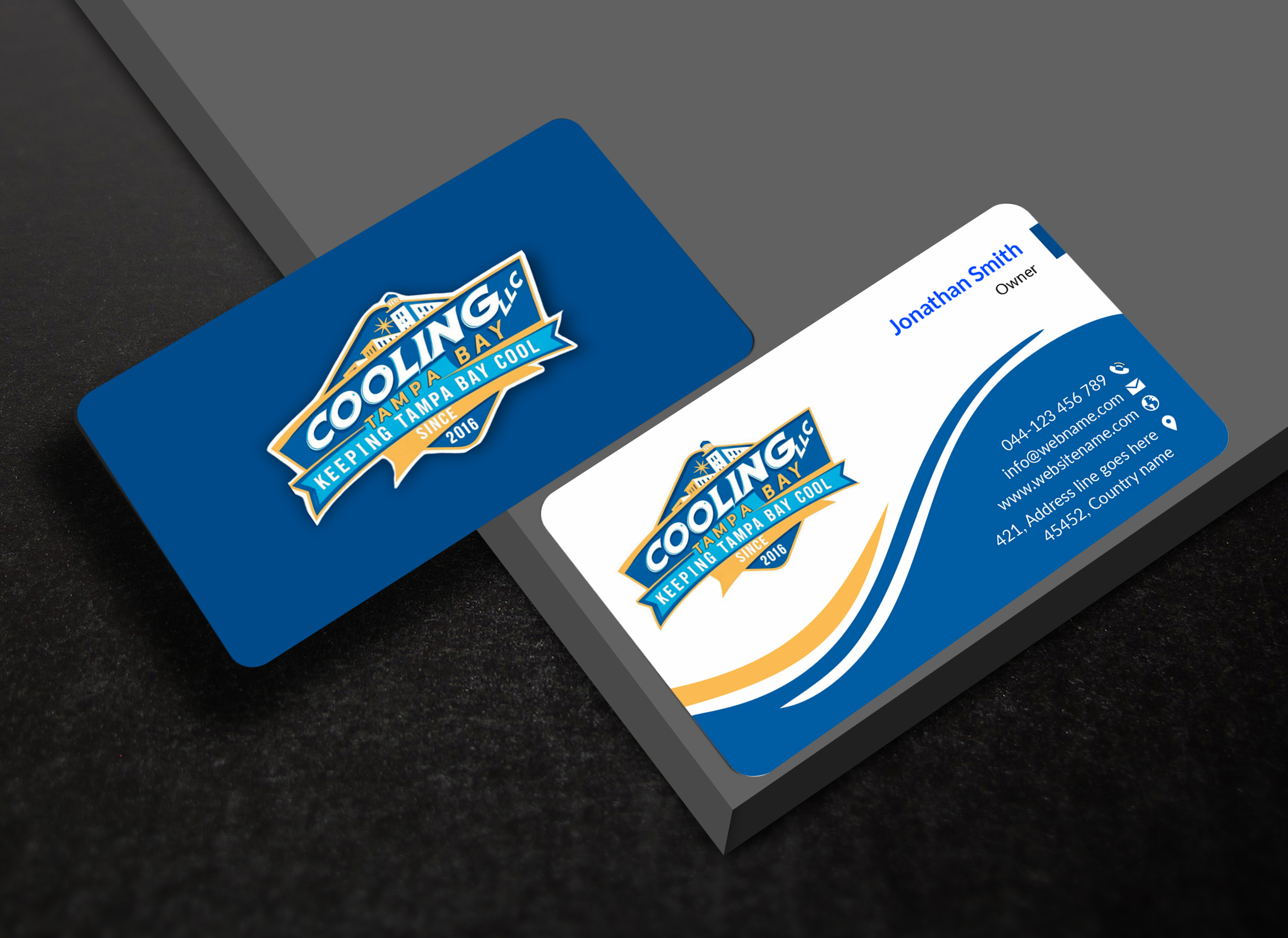 Business Card Design by JS Desiger for Original Air Conditioning  | Design #35278909