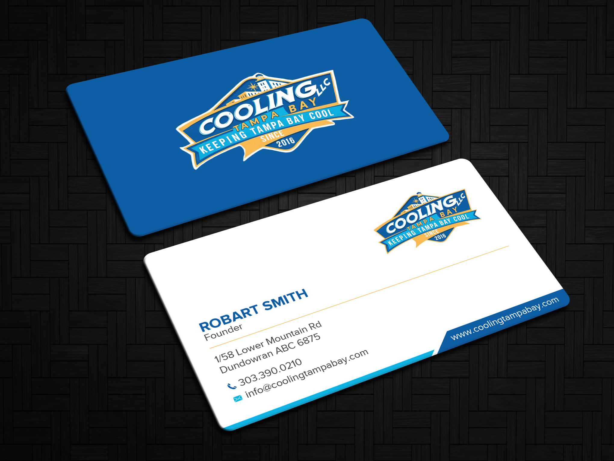 Business Card Design by Uttom 2 for Original Air Conditioning  | Design #35280723