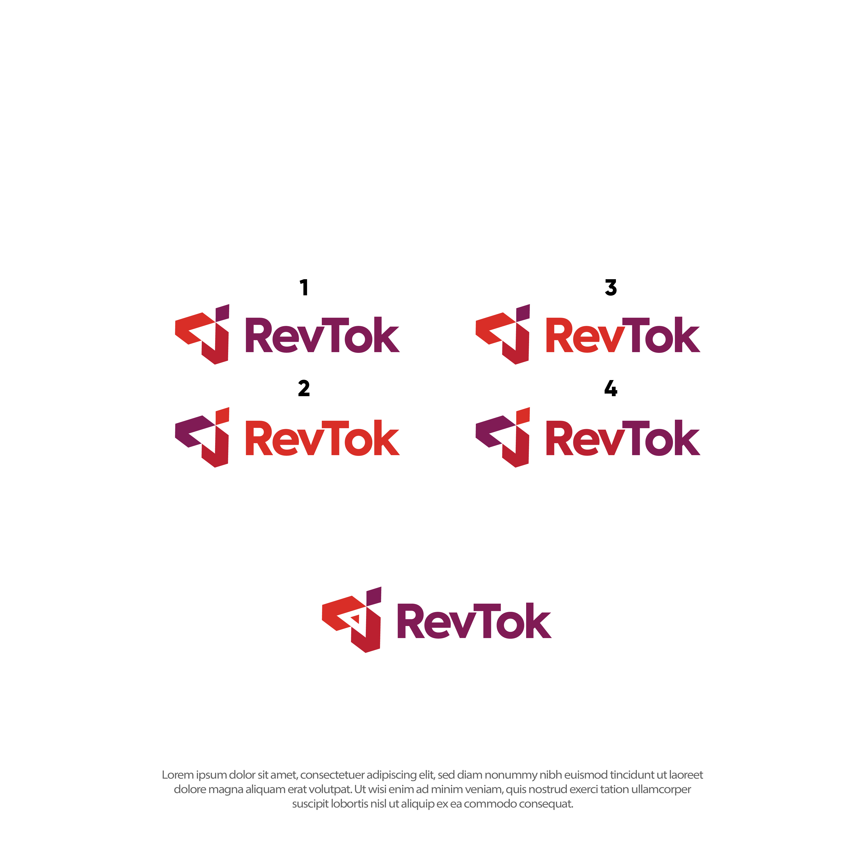 Design de Logo par AbrinaDesign pour RevTok | Design #35280988