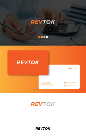 Logo Design by chilliebird studio for RevTok | Design: #35289026