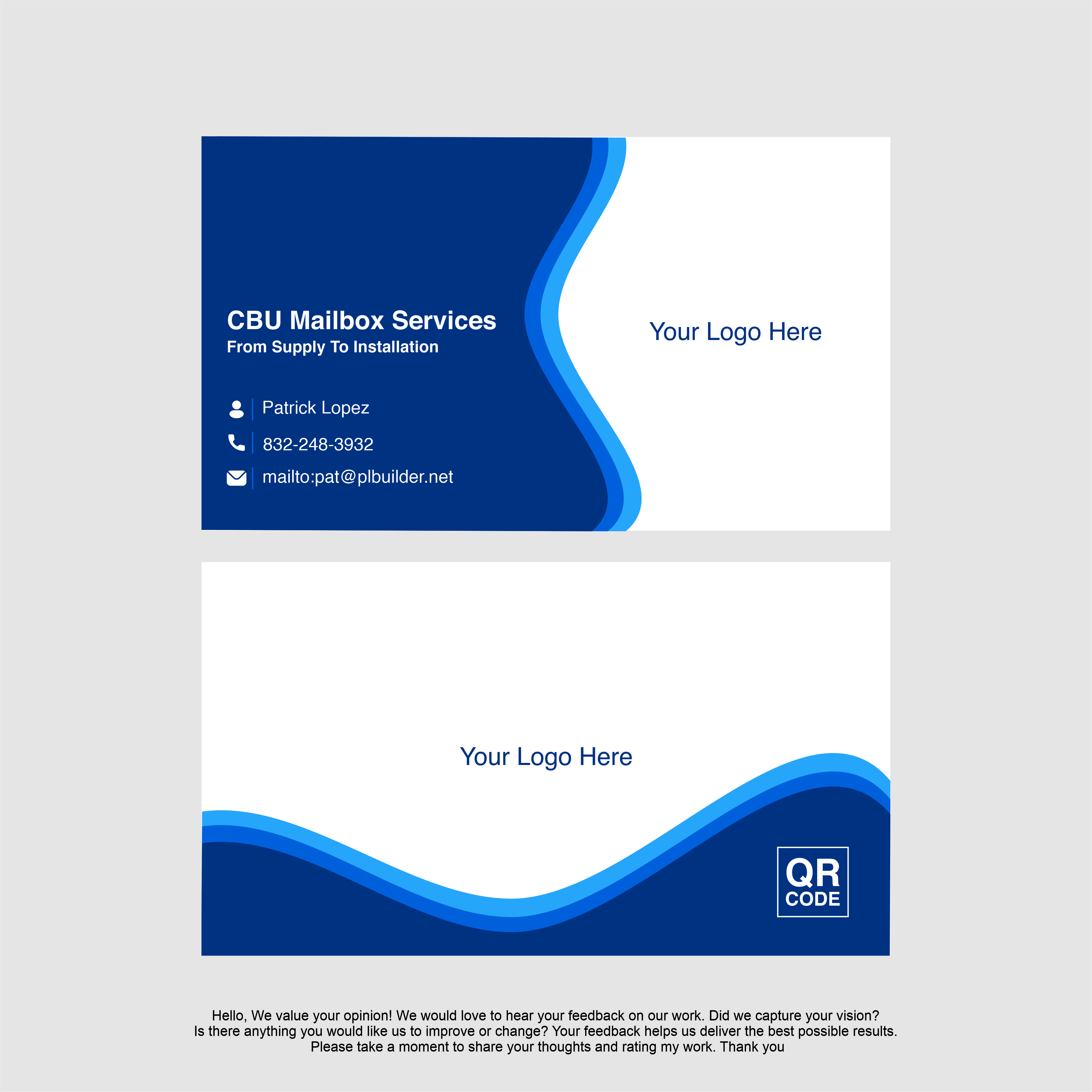 Business Card Design by SR Graphics G for this project | Design #35332201