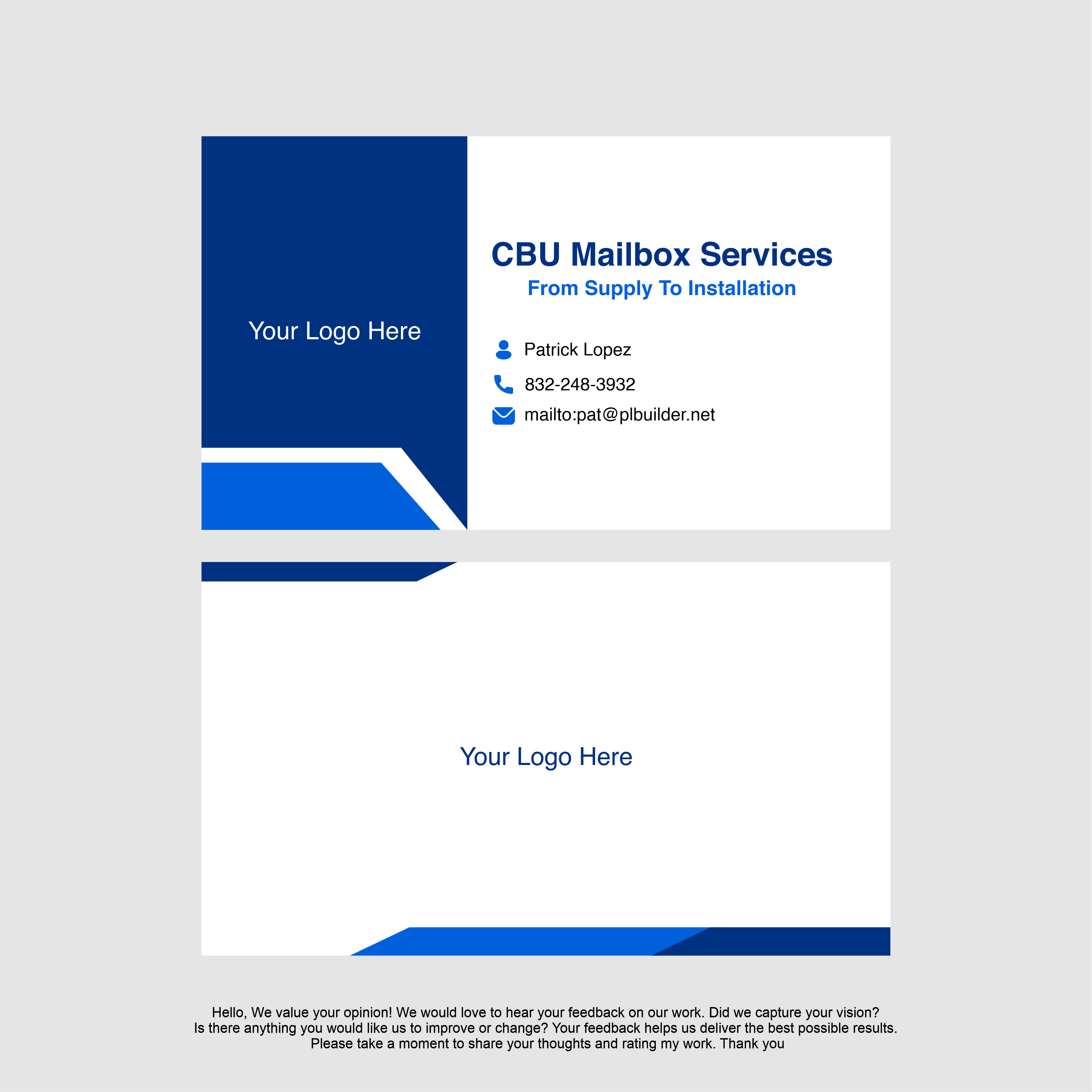 Business Card Design by SR Graphics G for this project | Design #35332203