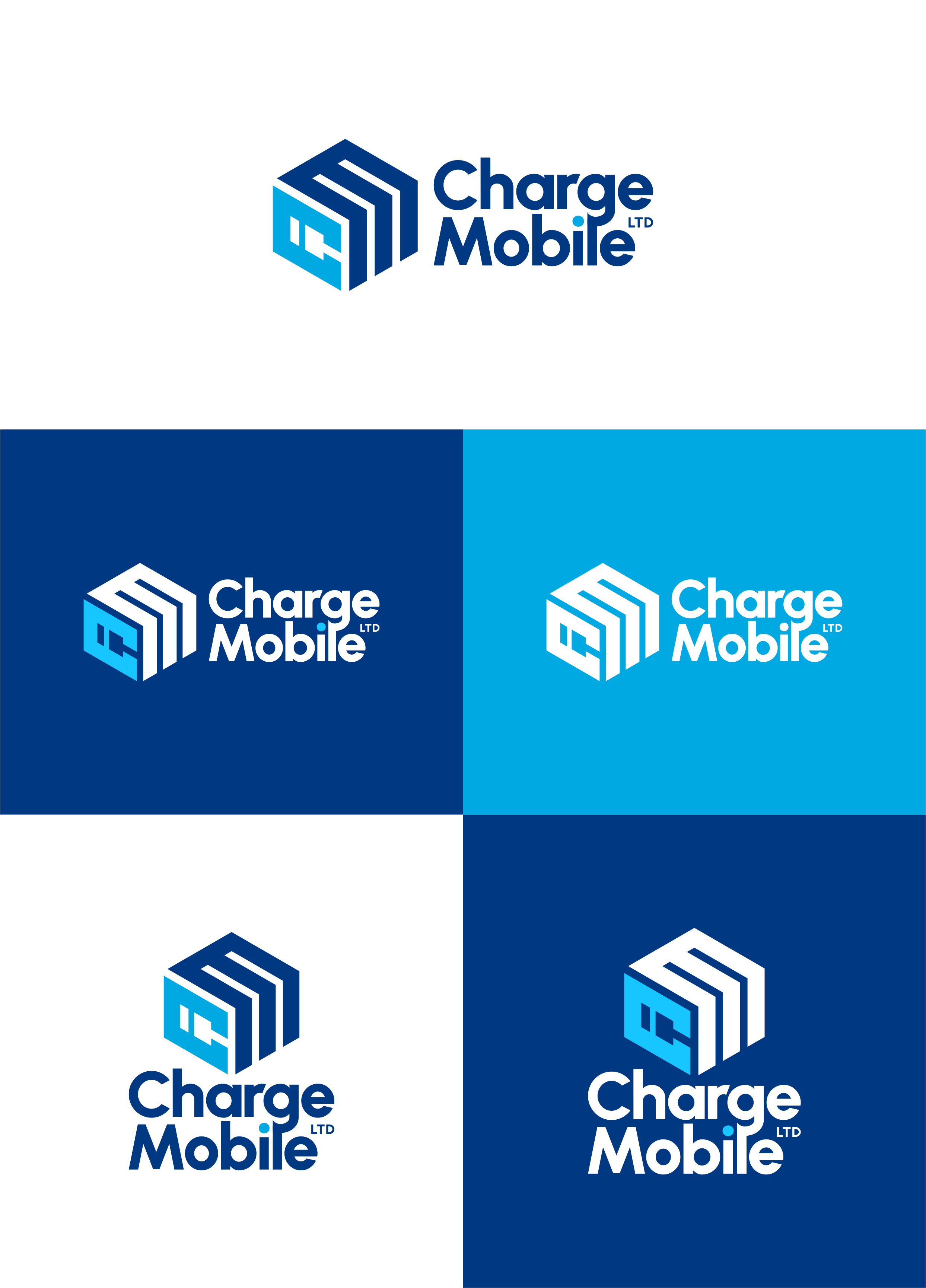 Logo Design by artswolf for Charge Mobile Ltd. | Design #35342256