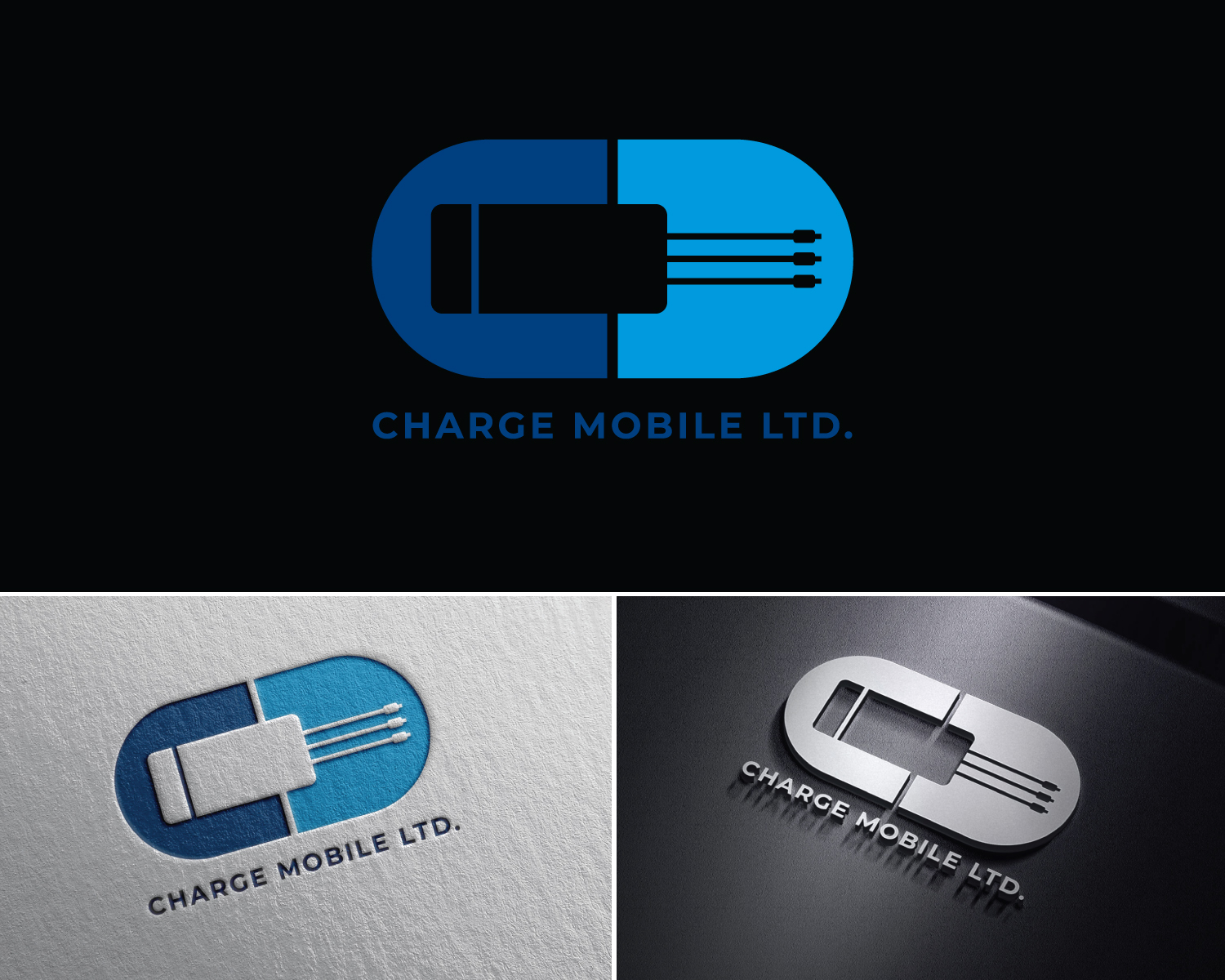 Logo Design by Atec for Charge Mobile Ltd. | Design #35307359