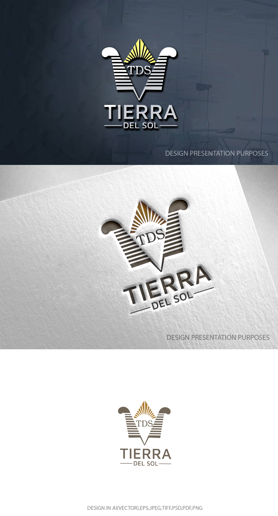 Logo Design by zebronicgraphic for Tierra Del Sol | Design #35301405