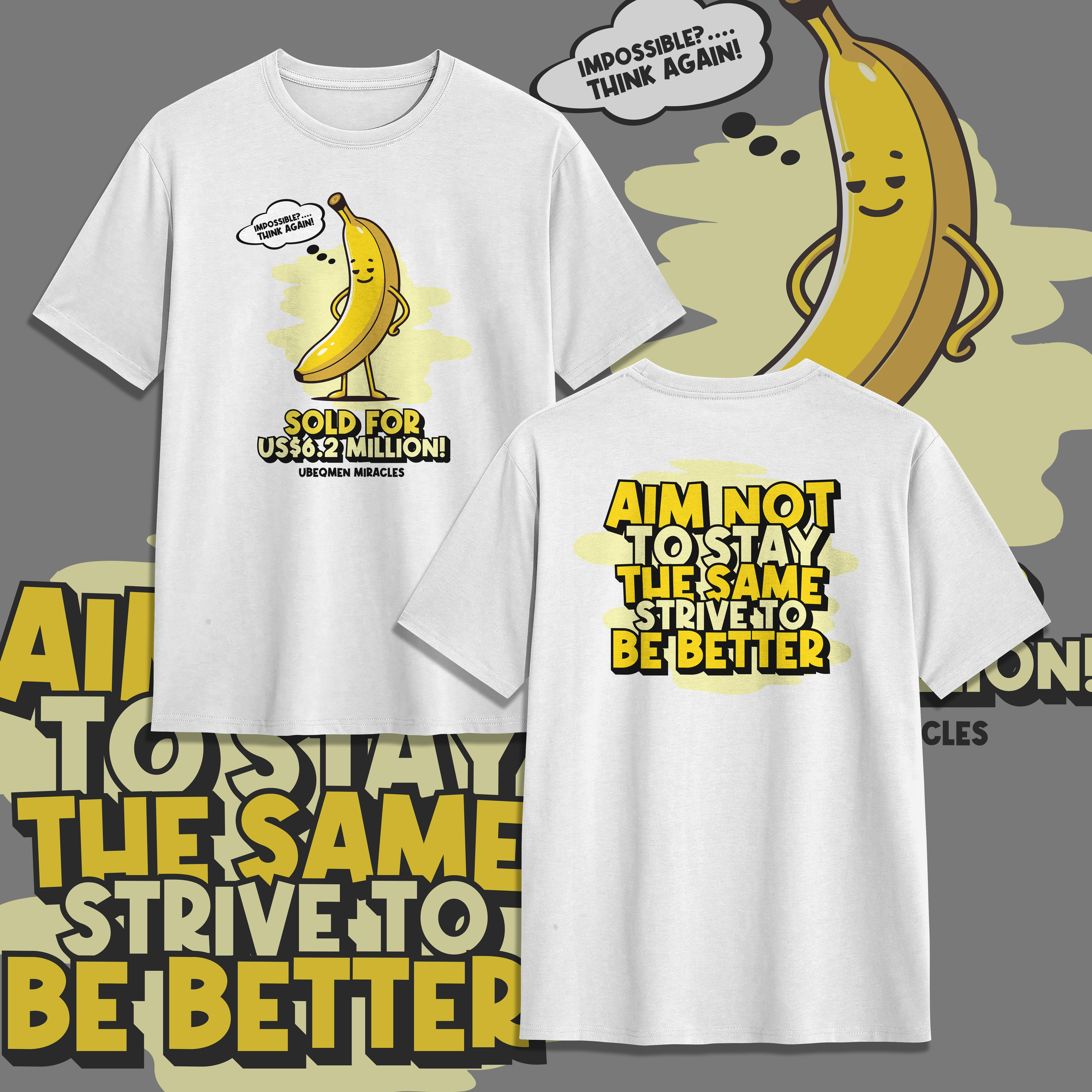 Diseño de Camiseta por V FOUR Design para UBEQMEN MIRACLES LLC | Diseño #35314581