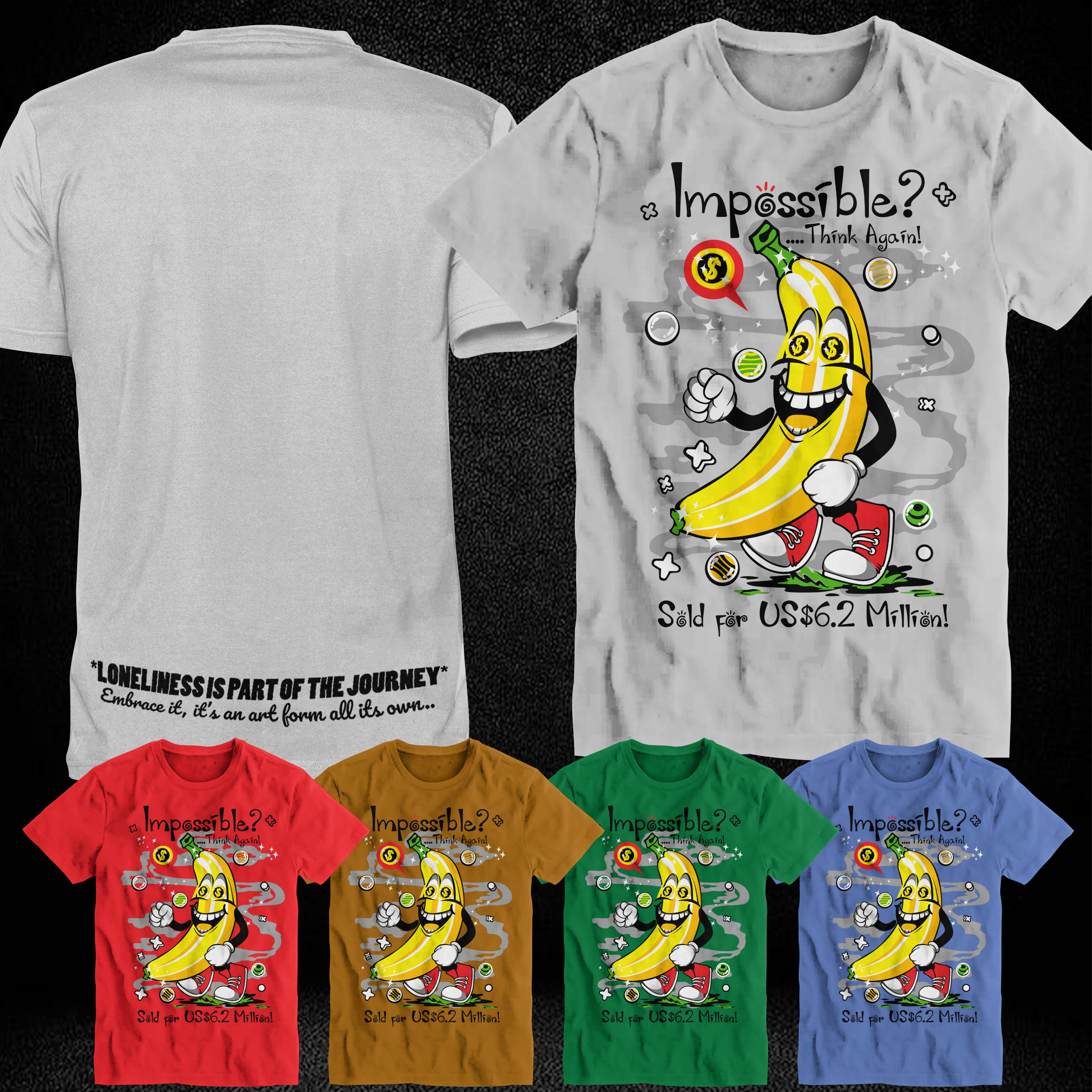 T-shirt Design by Kiki Hermawan for UBEQMEN MIRACLES LLC | Design #35342194