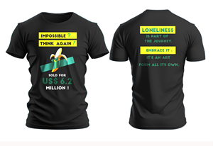 T-shirt Design by Wonderful design for UBEQMEN MIRACLES LLC | Design: #35361721