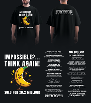 T-shirt Design by fullm0on for UBEQMEN MIRACLES LLC | Design: #35357264