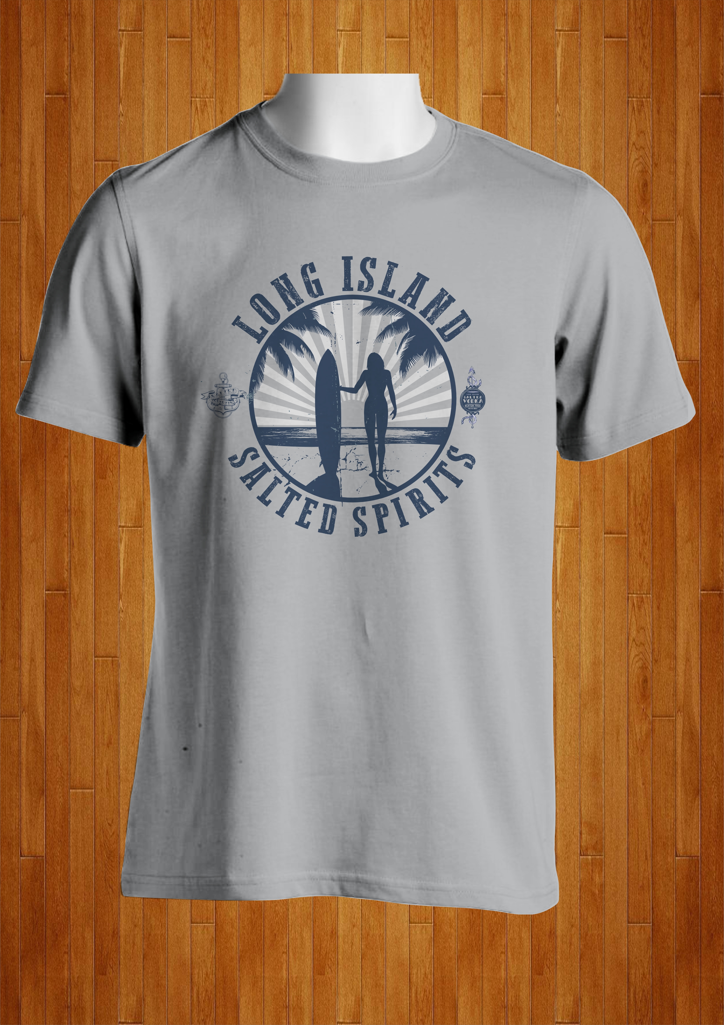 T-Shirt-Design von MangkuJiwo für Long Island salted spirits inc  | Design #35306756