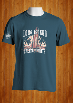 T-shirt Design by MangkuJiwo for Long Island salted spirits inc  | Design: #35307991