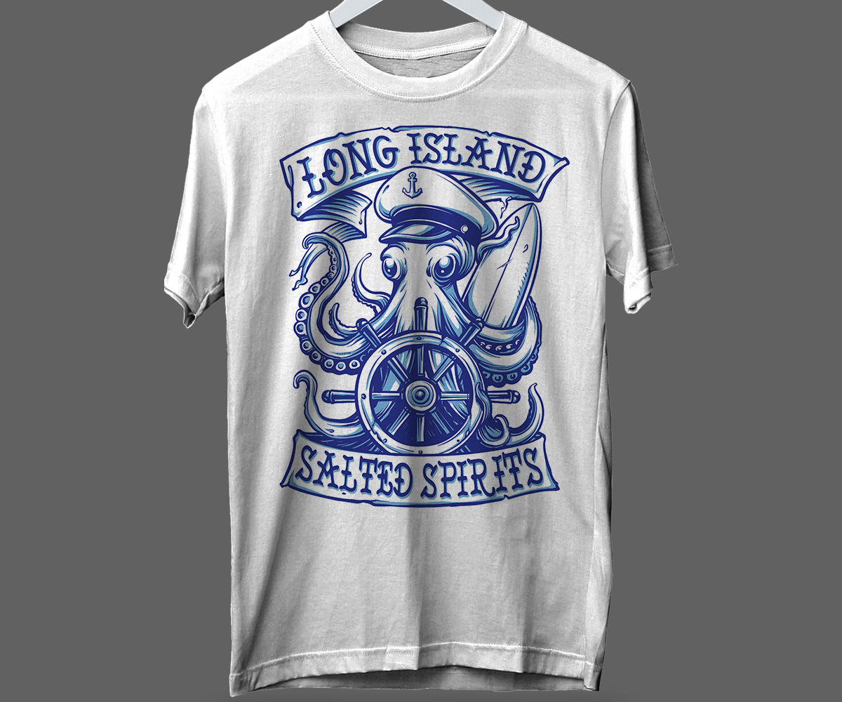 Design de T-shirt par Andi Yan pour Long Island salted spirits inc  | Design #35308237
