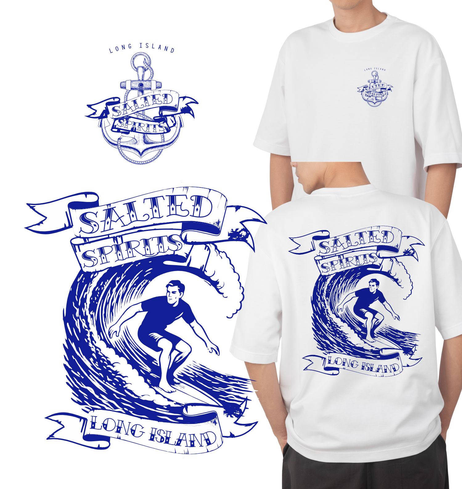 Design de T-shirt par ThiagoB pour Long Island salted spirits inc  | Design #35303668