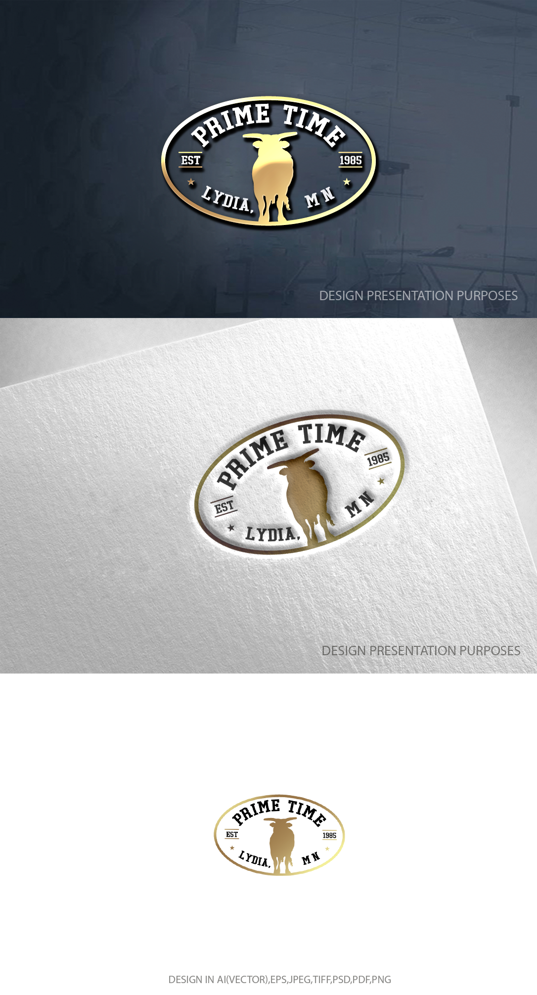 Logo Design by zebronicgraphic for Prime Time  | Design #35306823