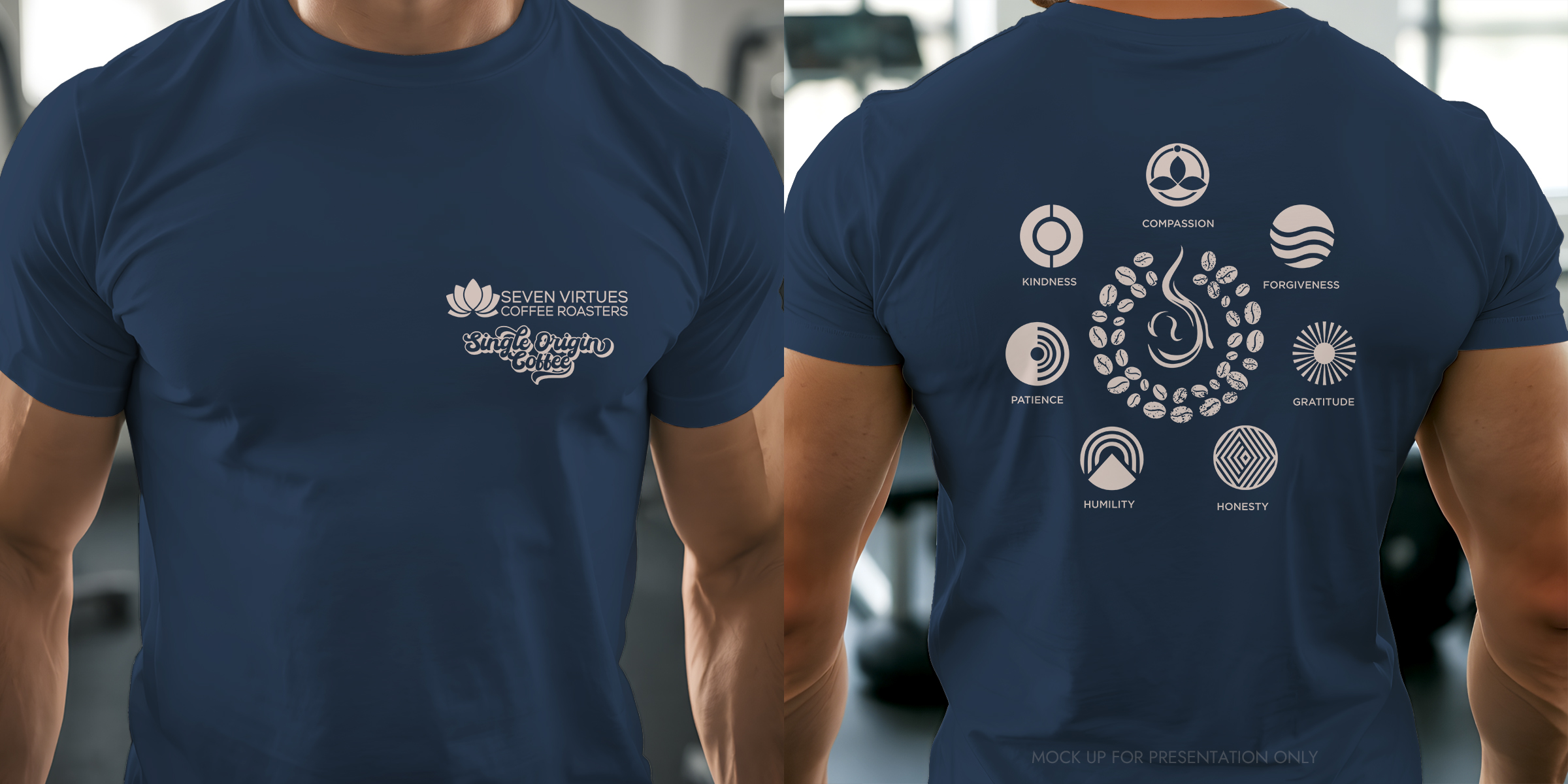 Merchandize Design by NancyTan for Seven Virtues Coffee Roasters | Design #35309735