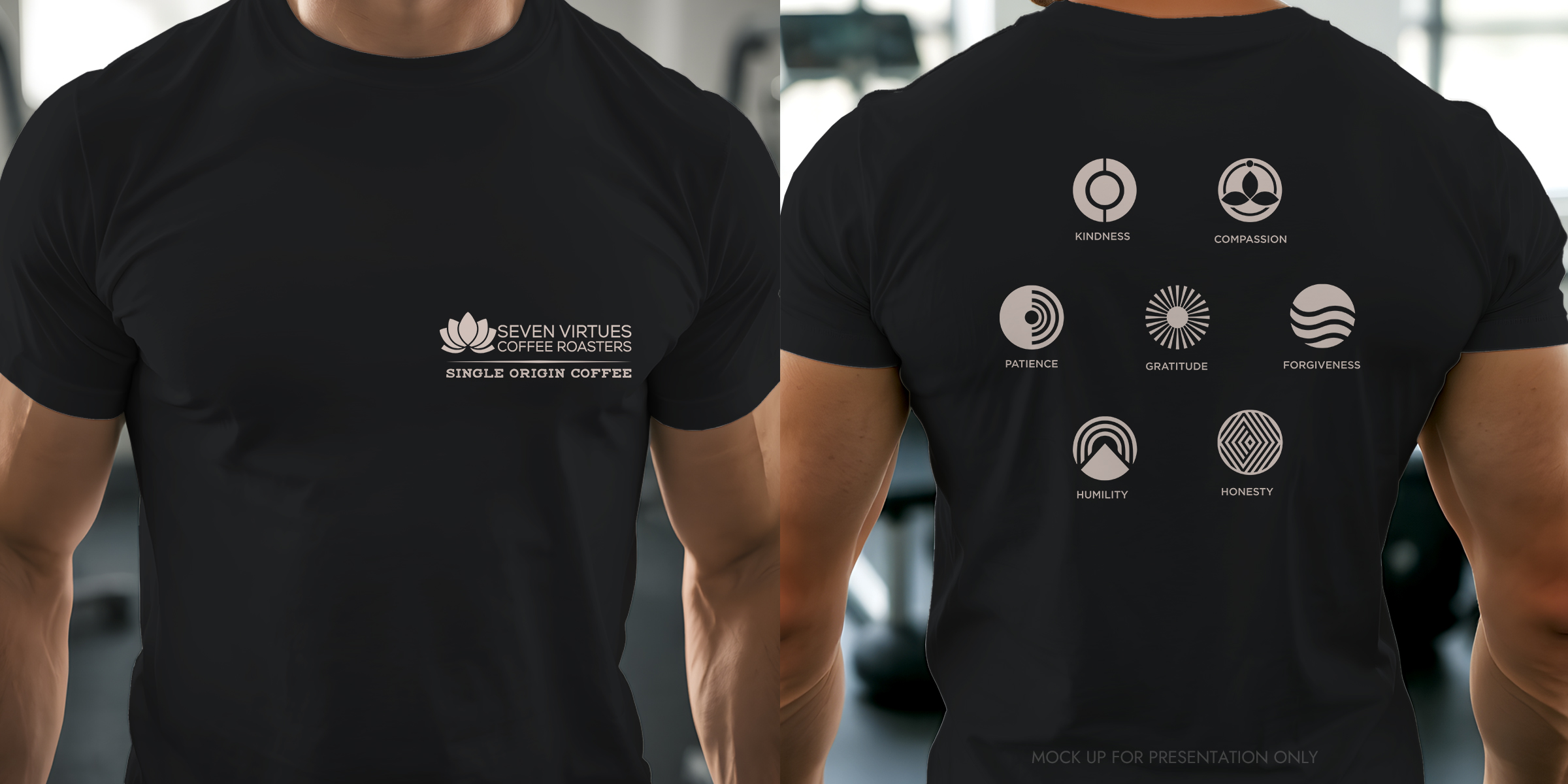 Merchandize Design by NancyTan for Seven Virtues Coffee Roasters | Design #35310476