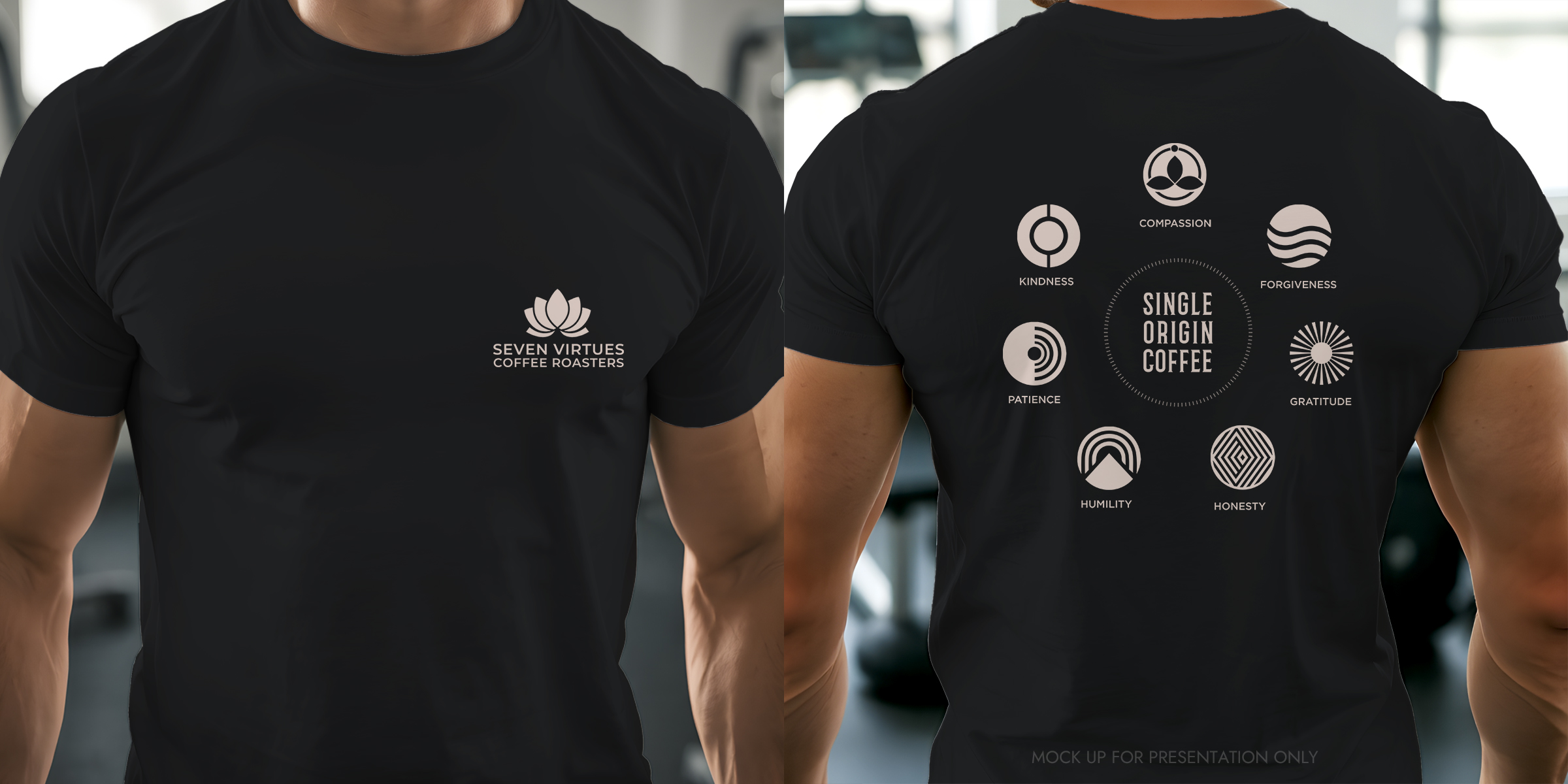 Merchandize Design by NancyTan for Seven Virtues Coffee Roasters | Design #35321464