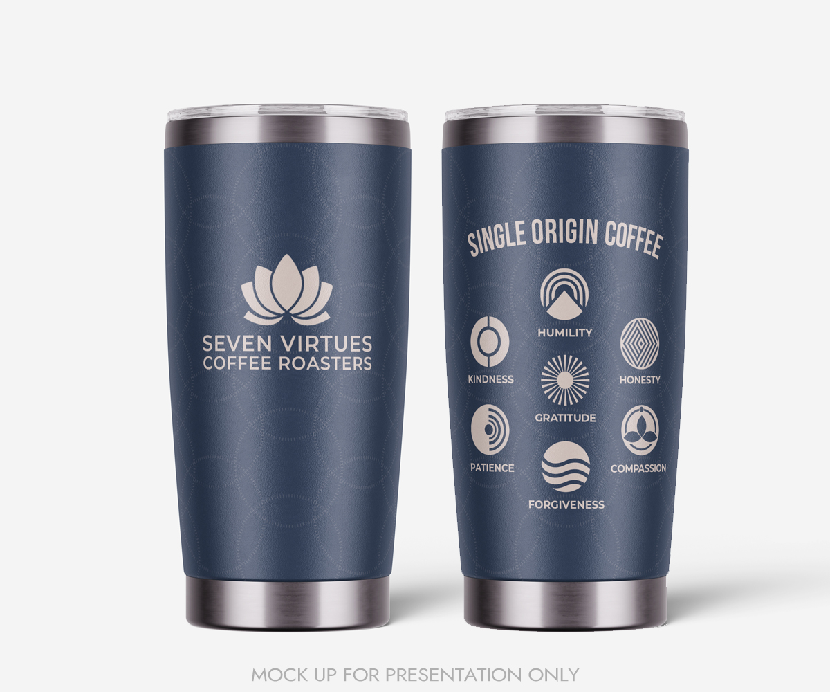 Merchandize-Design von NancyTan für Seven Virtues Coffee Roasters | Design #35328430