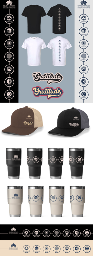 Merchandize Design by KickArt for Seven Virtues Coffee Roasters | Design: #35323935
