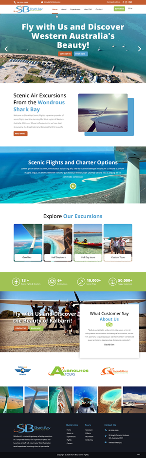 Design Wordpress par pb pour Nationwest Aviation  | Design : #35309778