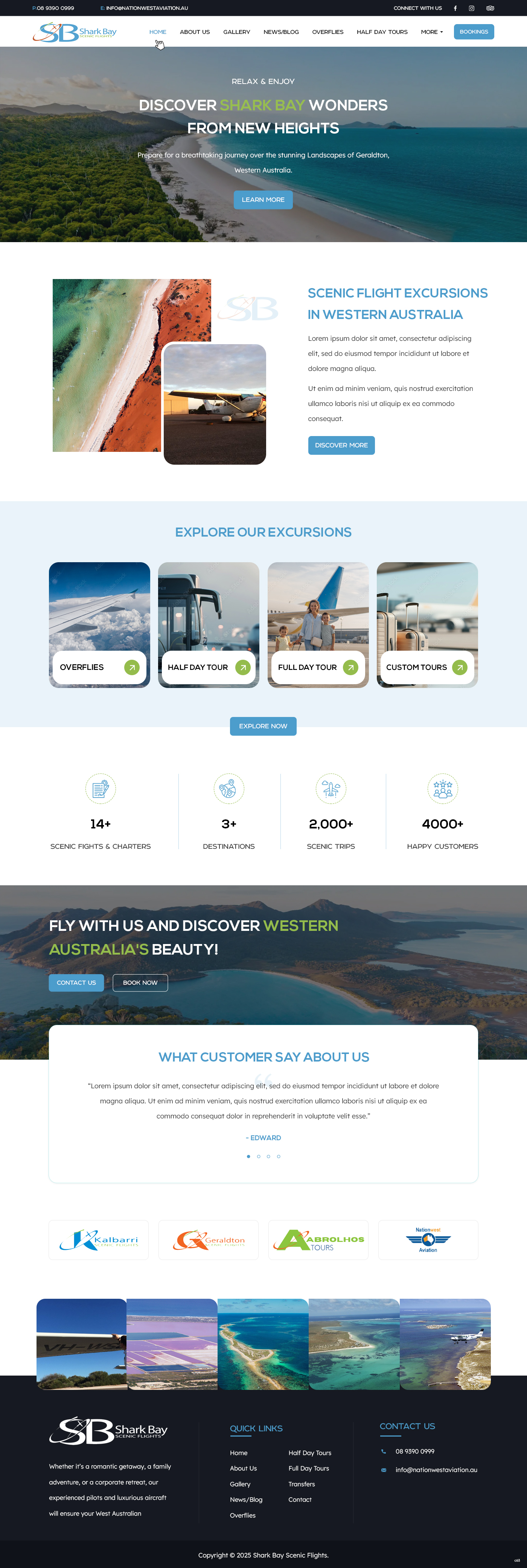 Diseño Wordpress por pb para Nationwest Aviation  | Diseño #35309780