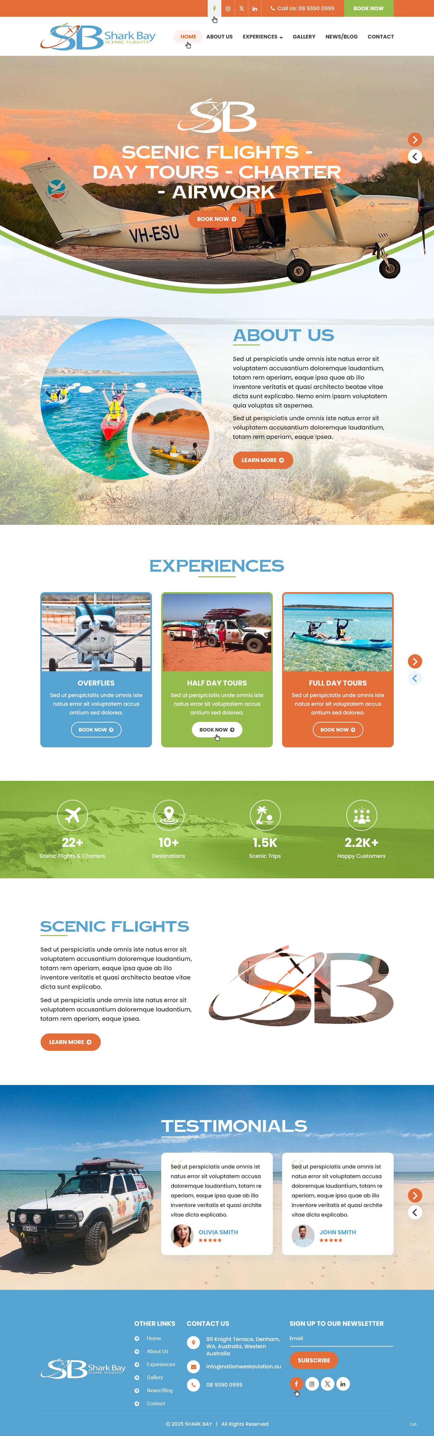 Design Wordpress par pb pour Nationwest Aviation  | Design #35309781