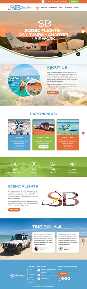 Design Wordpress par pb pour Nationwest Aviation  | Design : #35309781