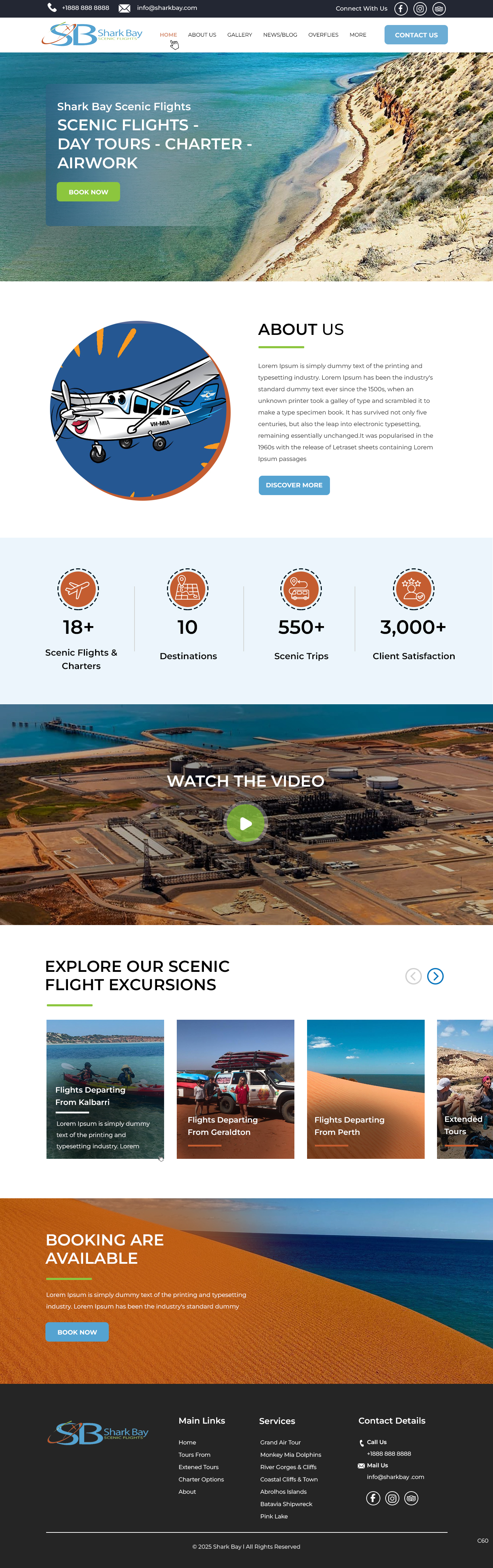 Design Wordpress par pb pour Nationwest Aviation  | Design #35309782