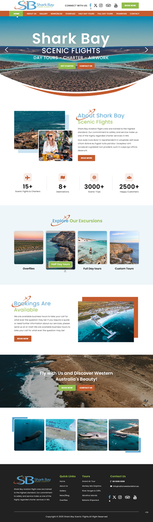 Design Wordpress par pb pour Nationwest Aviation  | Design : #35309791