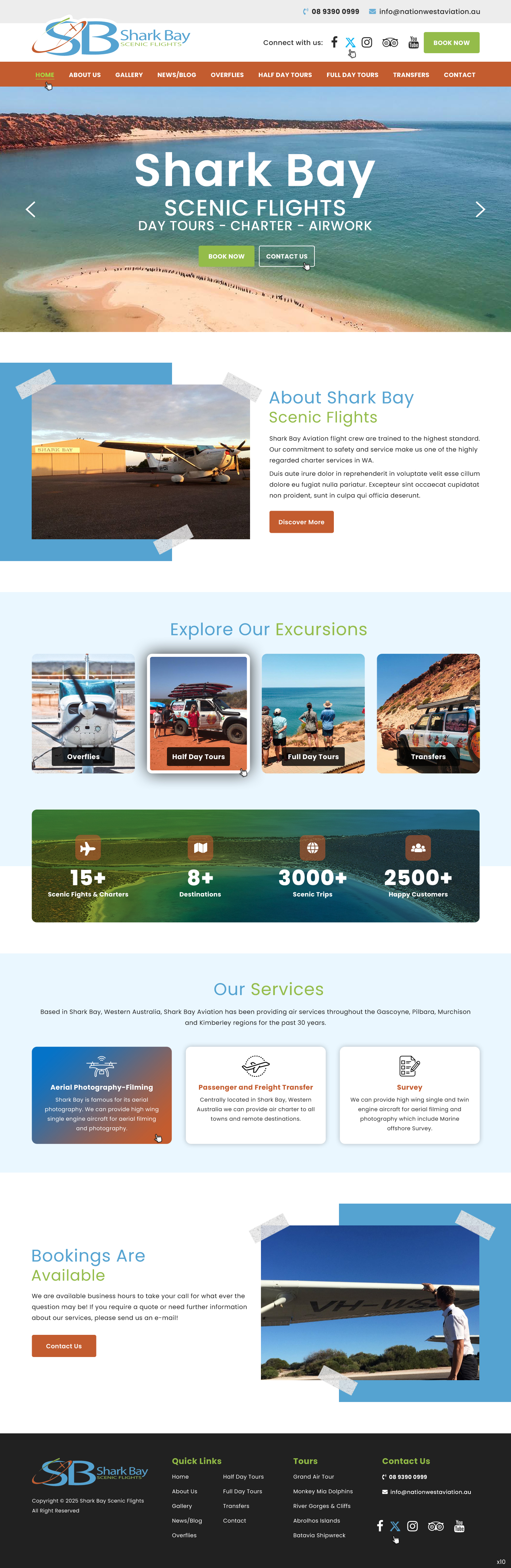 Design Wordpress par pb pour Nationwest Aviation  | Design #35309798