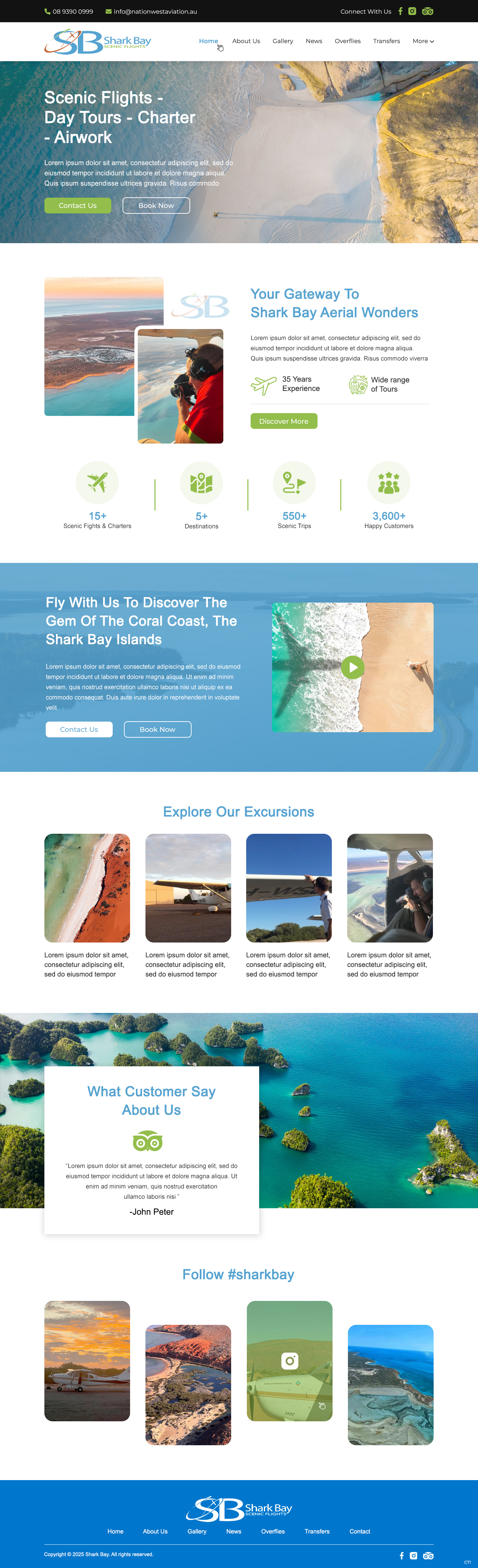 Design Wordpress par pb pour Nationwest Aviation  | Design #35309799